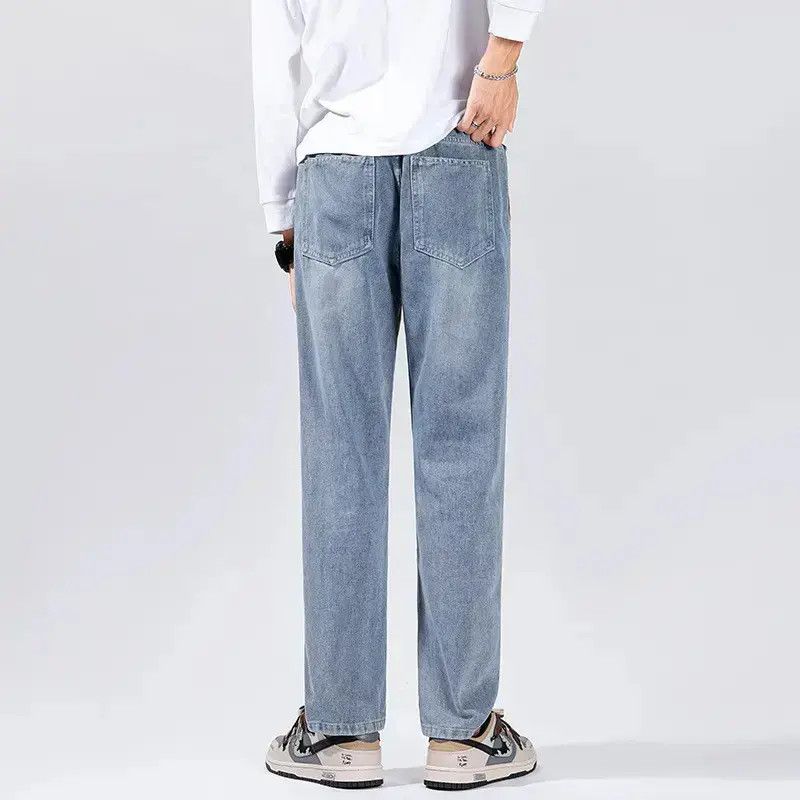 Japanese Brand Retro loose high street straight leg jeans Size US 32 / EU 48 - 6 Thumbnail