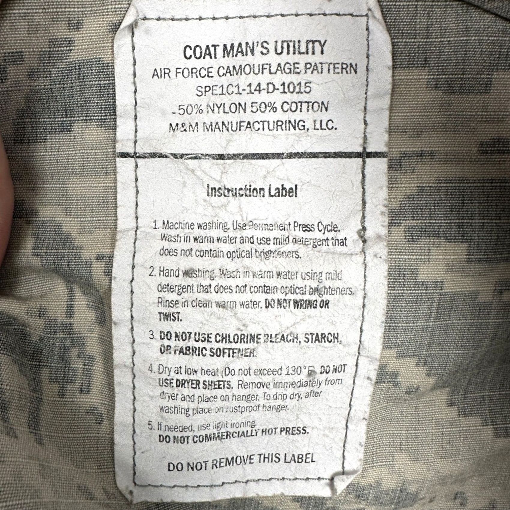 Vintage US Air Force Jacket Mens 40R Gray Green Camo Utility Military Jacket Workwear Mens 40R Gray Army Military Utility Jacket Mens Size US XXS / EU 40 - 6 Thumbnail