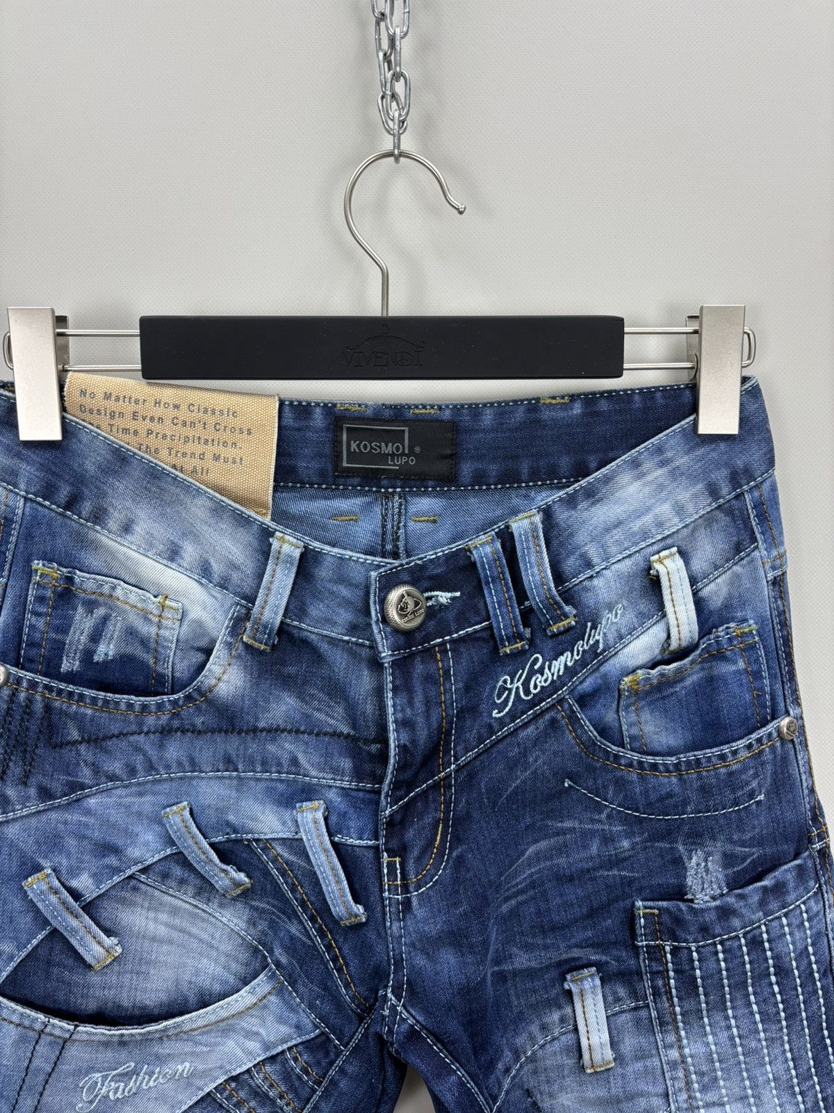 Other Mens jeans Y2k Kosmo Lupo Size 29 Color Blue Size US 29 - 4 Thumbnail