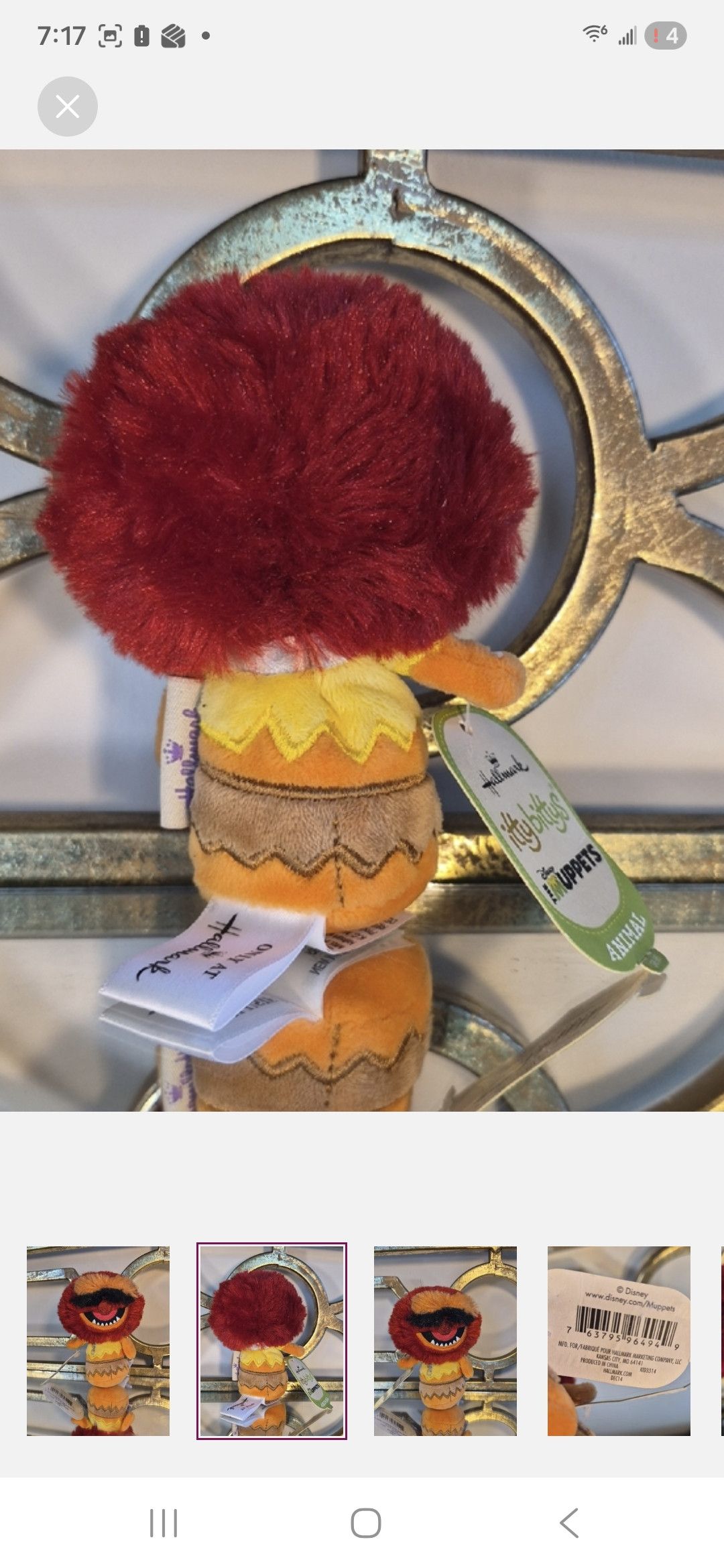 Other Disney The Muppets' Animal Plush-Hallmark Itty Bittys Size ONE SIZE - 2 Thumbnail