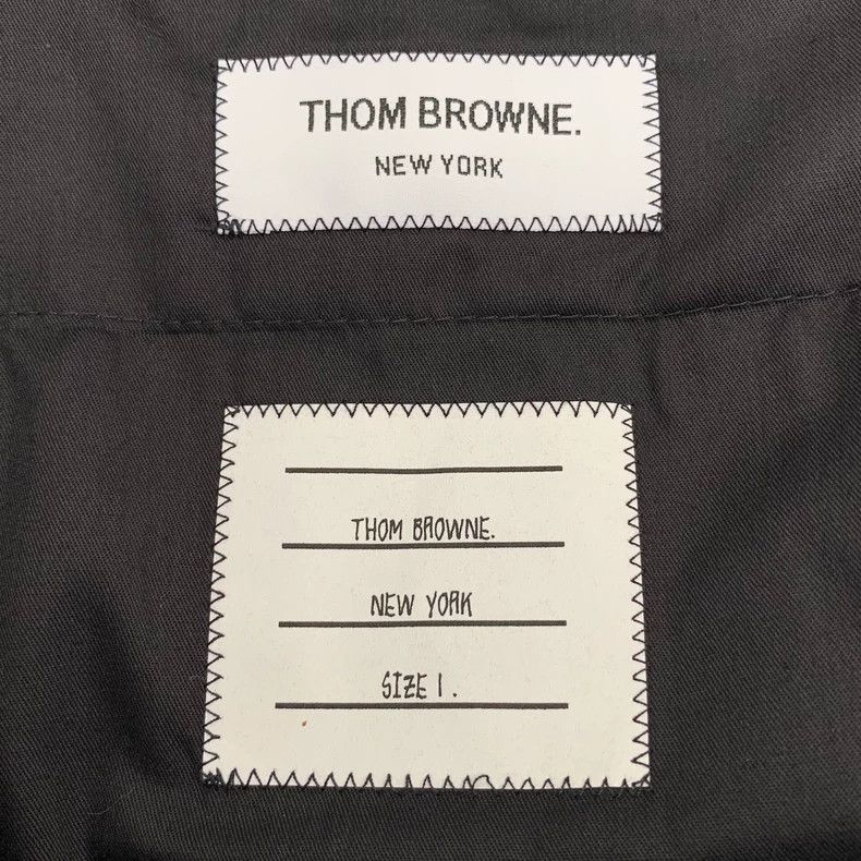 Thom Browne Thom Browne Size1 Gray classic four-bar wool casual suit t Size US 28 / EU 44 - 6 Thumbnail