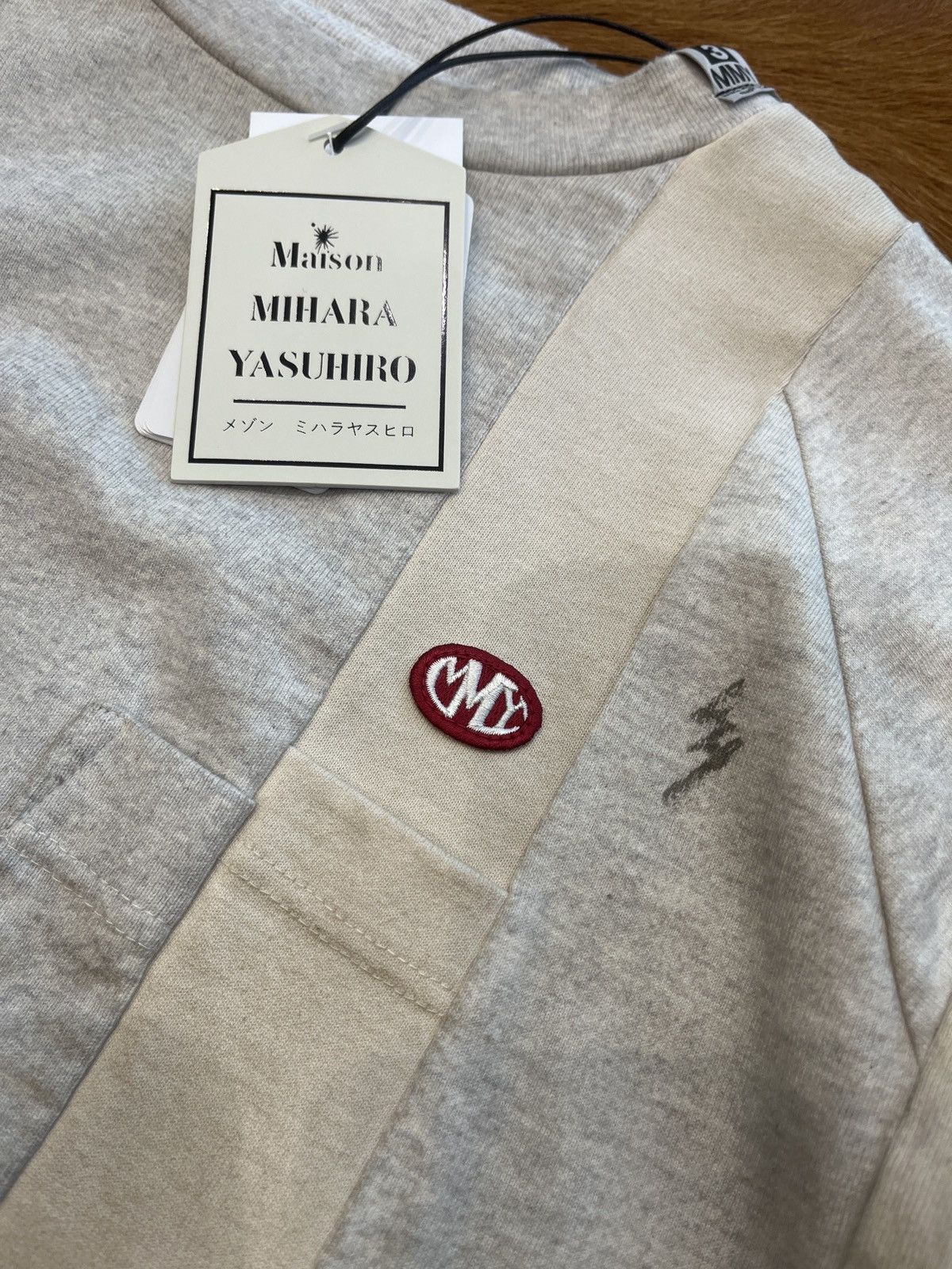Maison MIHARA YASUHIRO Vertical Switching Tee Size US XS / EU 42 / 0 - 2 Thumbnail