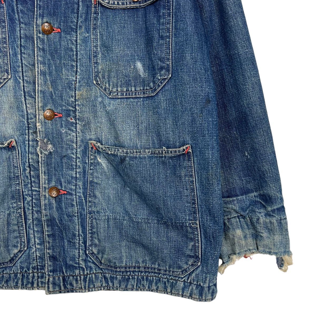 JCPenney 🔥 TRUE VINTAGE 1950s PAY DAY PENNY'S BLANKET CHORE JACKET Size US M / EU 48-50 / 2 - 12 Thumbnail