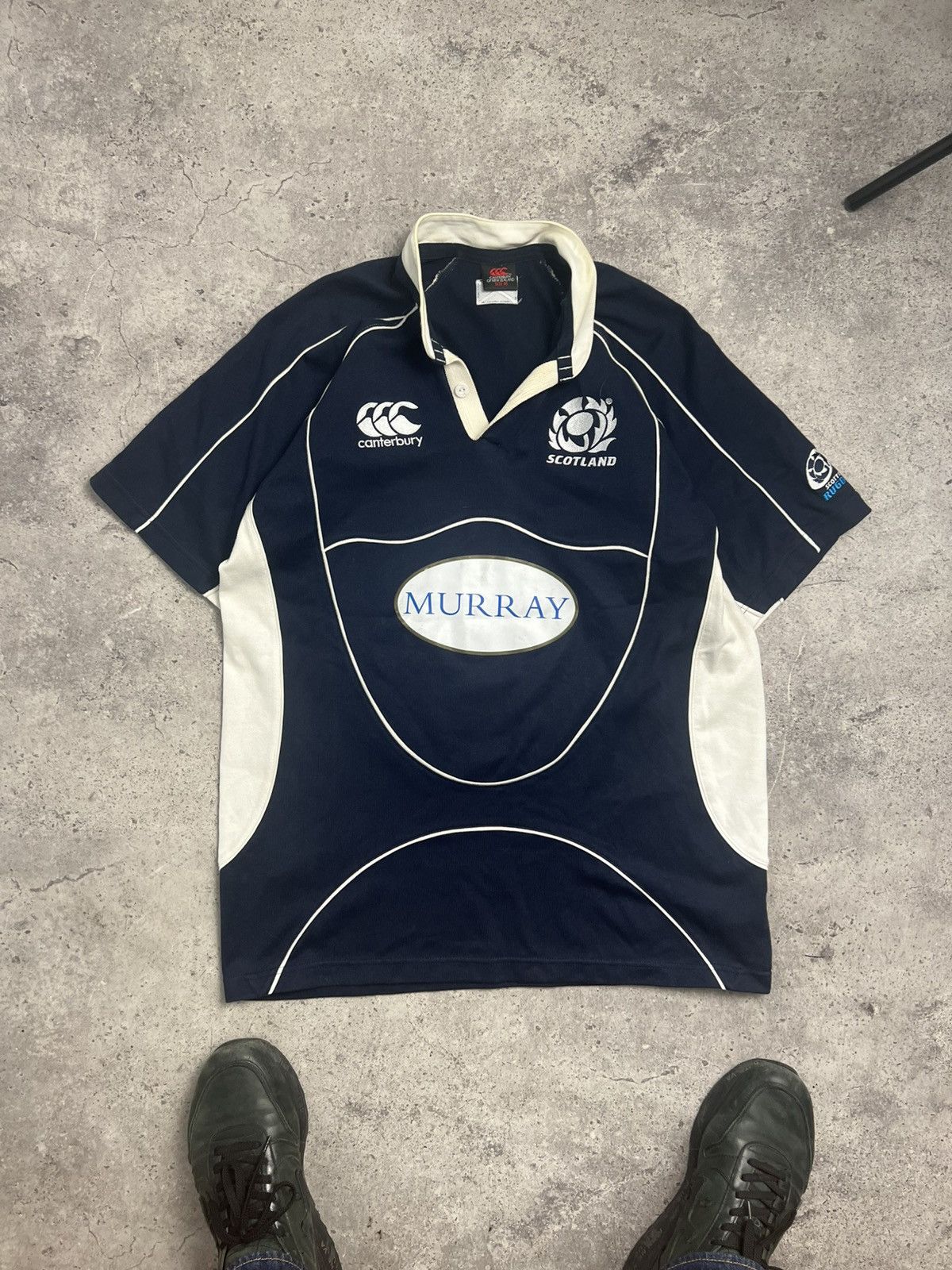 Canterbury of New Zealand Vintage Scotland Rugby Shirt 2008 Jersey Canterbury Murray Size US M / EU 48-50 / 2 - 1 Thumbnail
