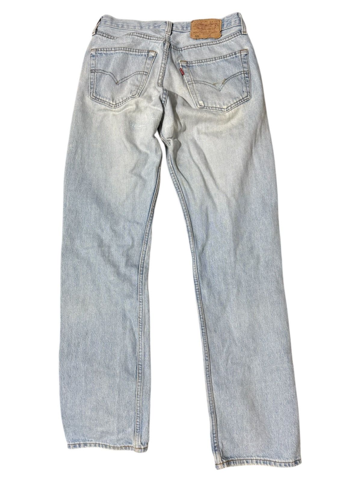 Levi's Vintage 00s Levi's Patchwork 501 Thrashed Distressed Size US 29 - 2 Thumbnail