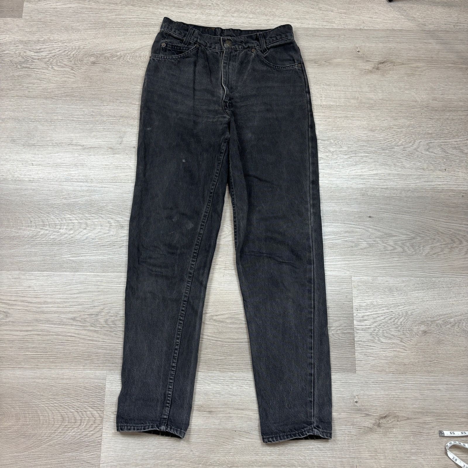 Levi's × Vintage Vintage 90s Levi's 550 Student Relaxed Black Jeans 30x32 Size US 30 / EU 46 - 2 Thumbnail
