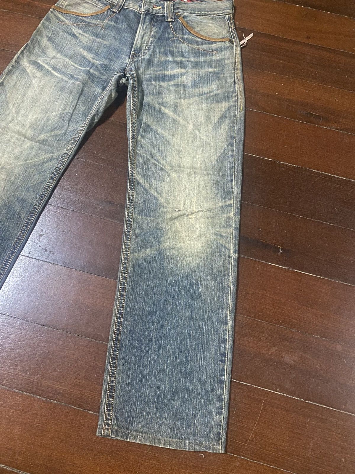 Edwin Edwin exclusive vintage mud wash flare rusty distressed Size US 33 - 4 Thumbnail