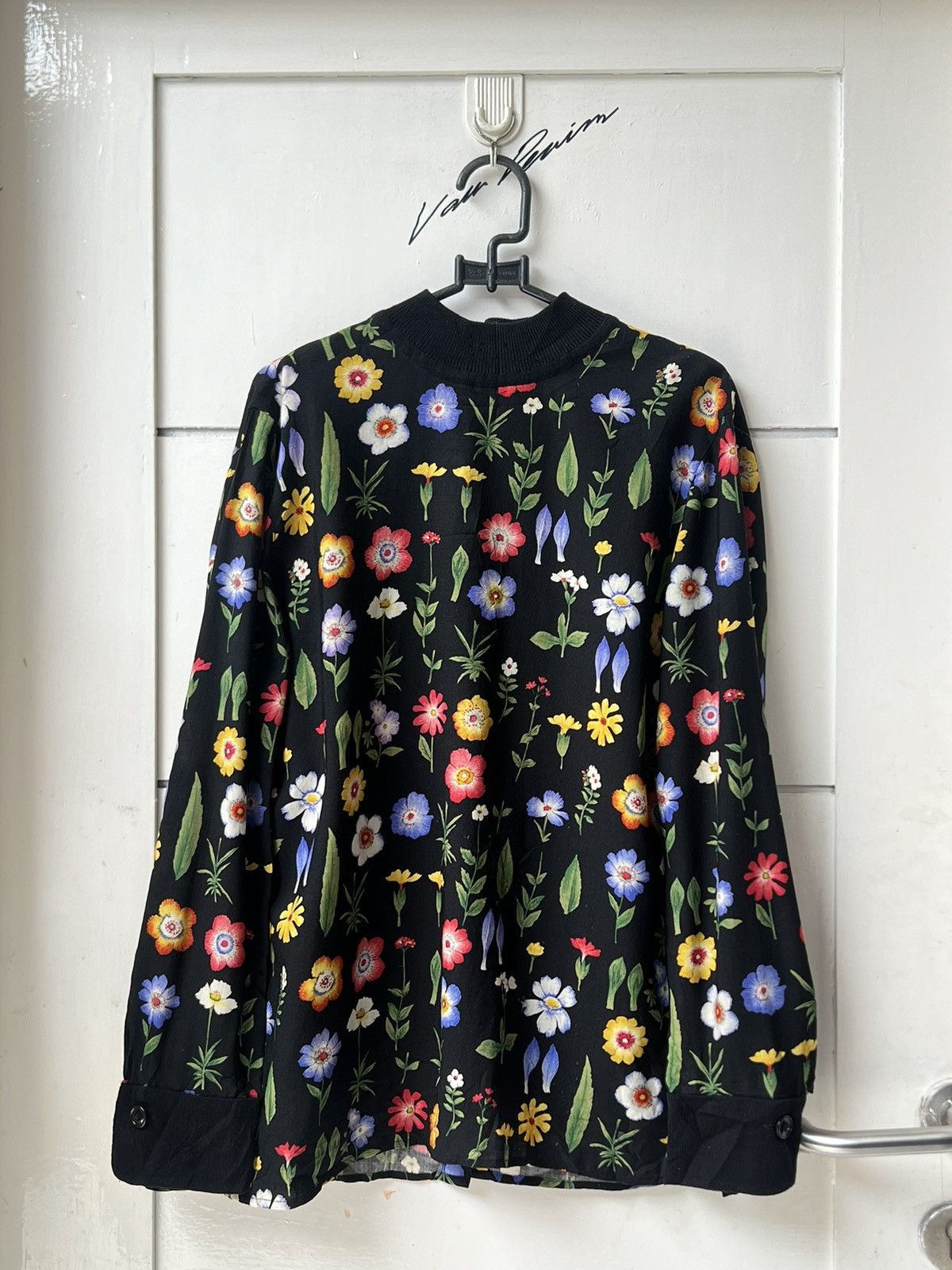Akris AKRIS Flowers Motive Blouse Size M / US 6-8 / IT 42-44 - 1 Thumbnail