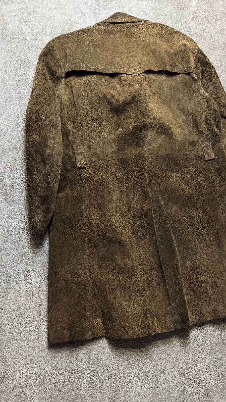 Genuine Leather 70s’ Vintage Double Breast Leather Coat Jacket ysl gucci Size US M / EU 48-50 / 2 - 8 Thumbnail