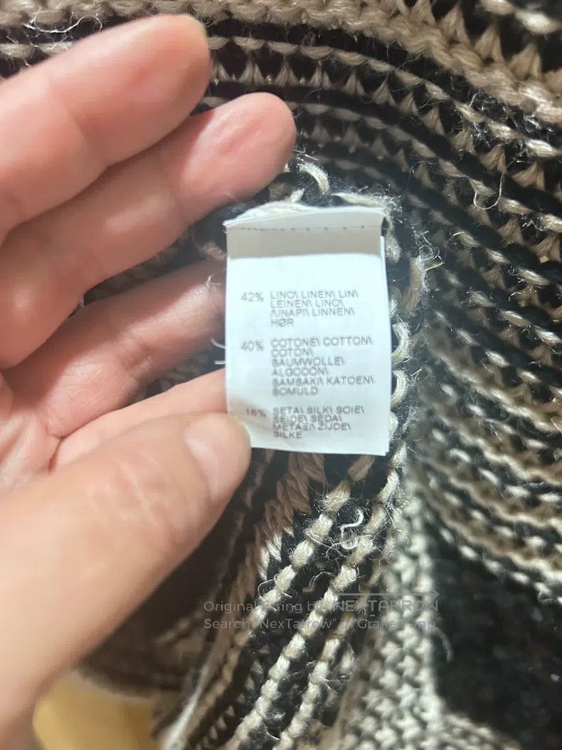Brunello Cucinelli Brunello Cucinelli Sequined Linen Knitted Sweater Size XXS / US 00 / IT 34 - 5 Thumbnail