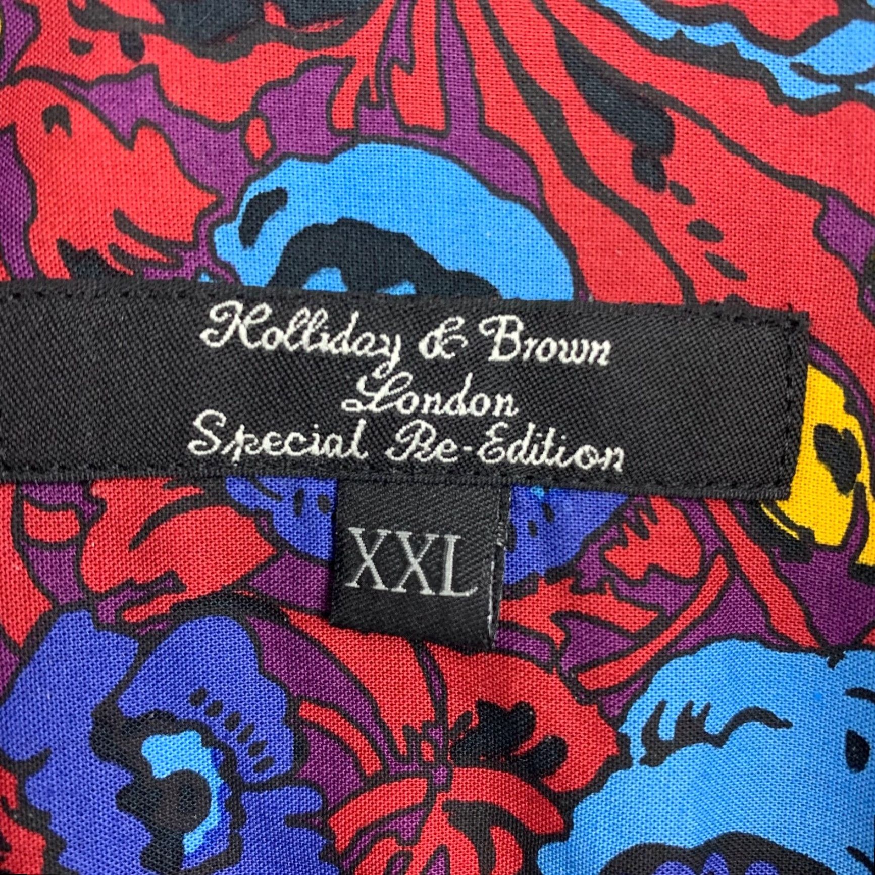 Vintage VINTAGE Holliday & Brown Men’s Button-Front Shirt Size US XXL / EU 58 / 5 - 3 Thumbnail