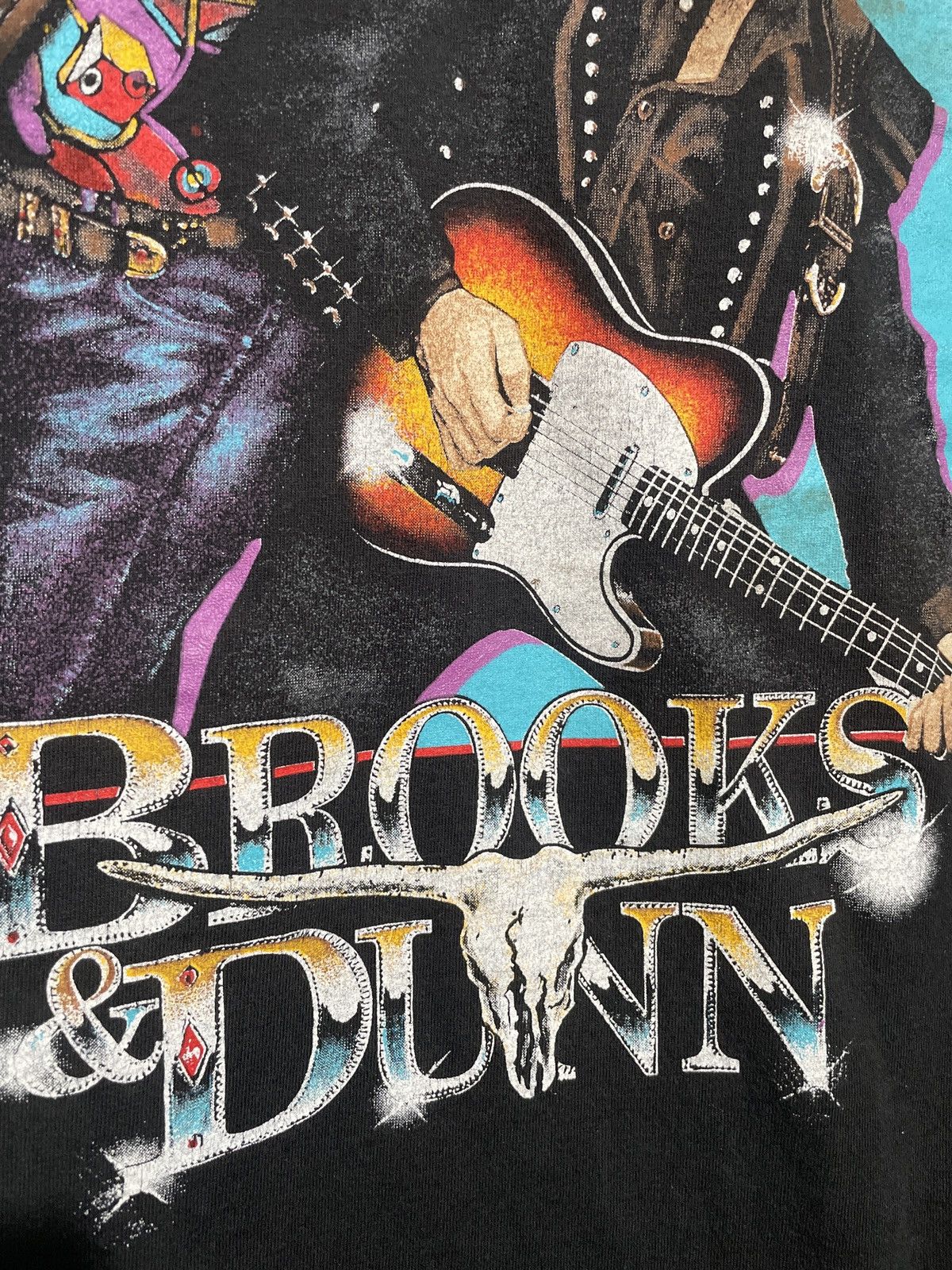 Band Tees × Vintage 1992 BROOKS AND DUNN TRAIL DRIVE Size US L / EU 52-54 / 3 - 6 Thumbnail