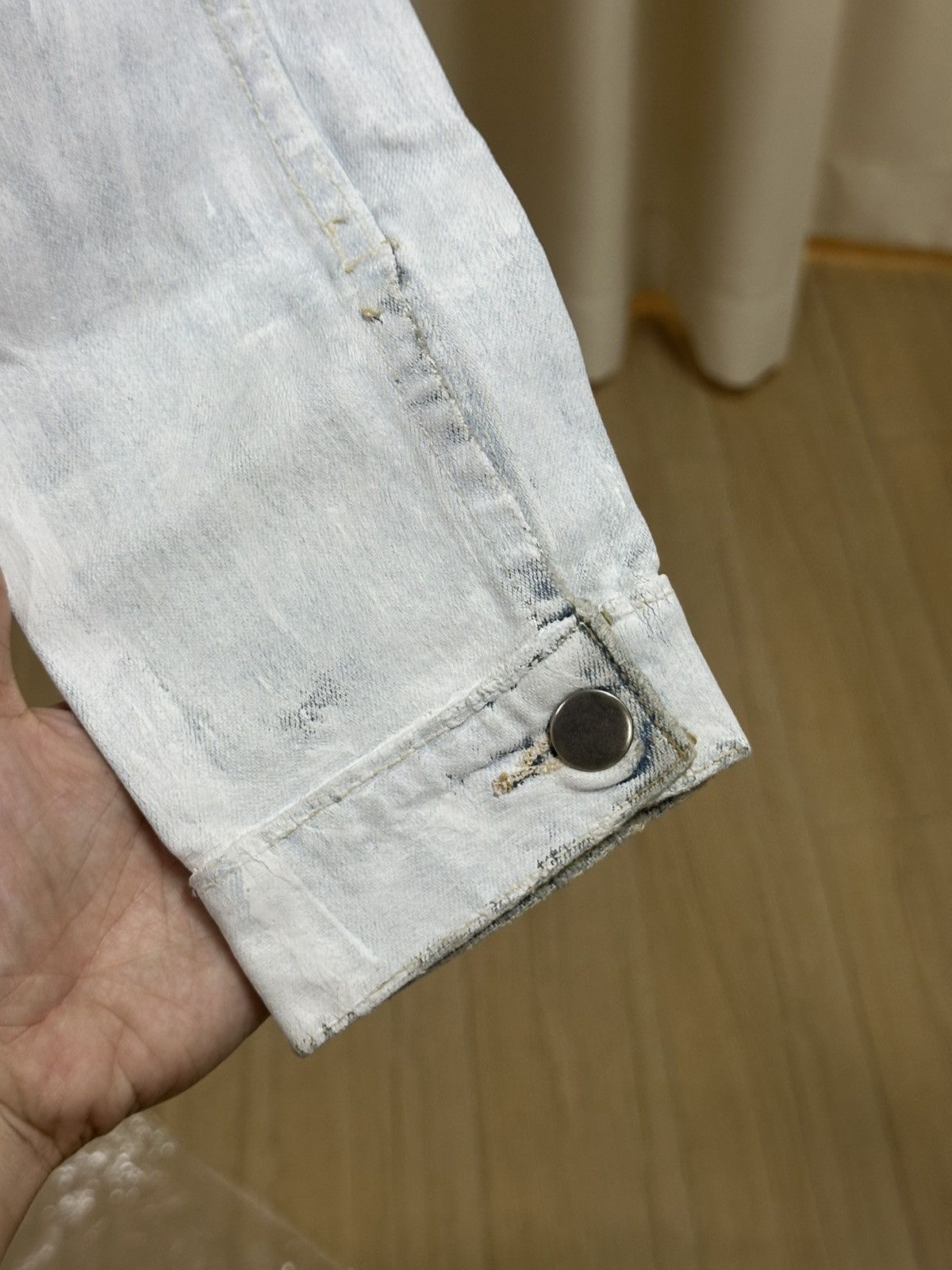 Maison Margiela AW99 Painted Denim Jacket Size US S / EU 44-46 / 1 - 7 Thumbnail