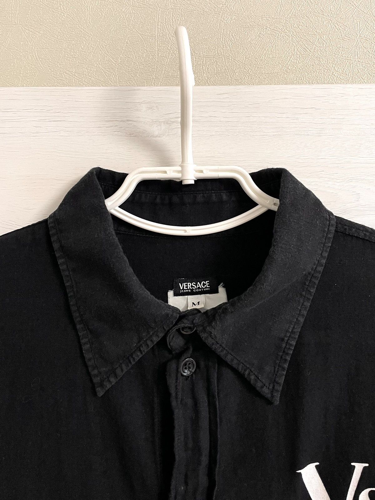 Versace Jeans Couture Vintage Versace Jeans Couture Big Logo Pocket Linen Shirt Size US M / EU 48-50 / 2 - 3 Thumbnail