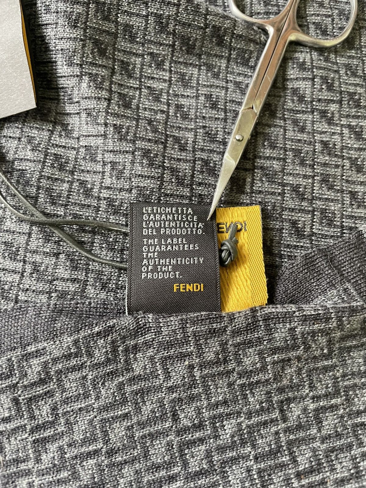 Fendi Fendi Monogram Wool Scarf Size ONE SIZE - 22 Thumbnail