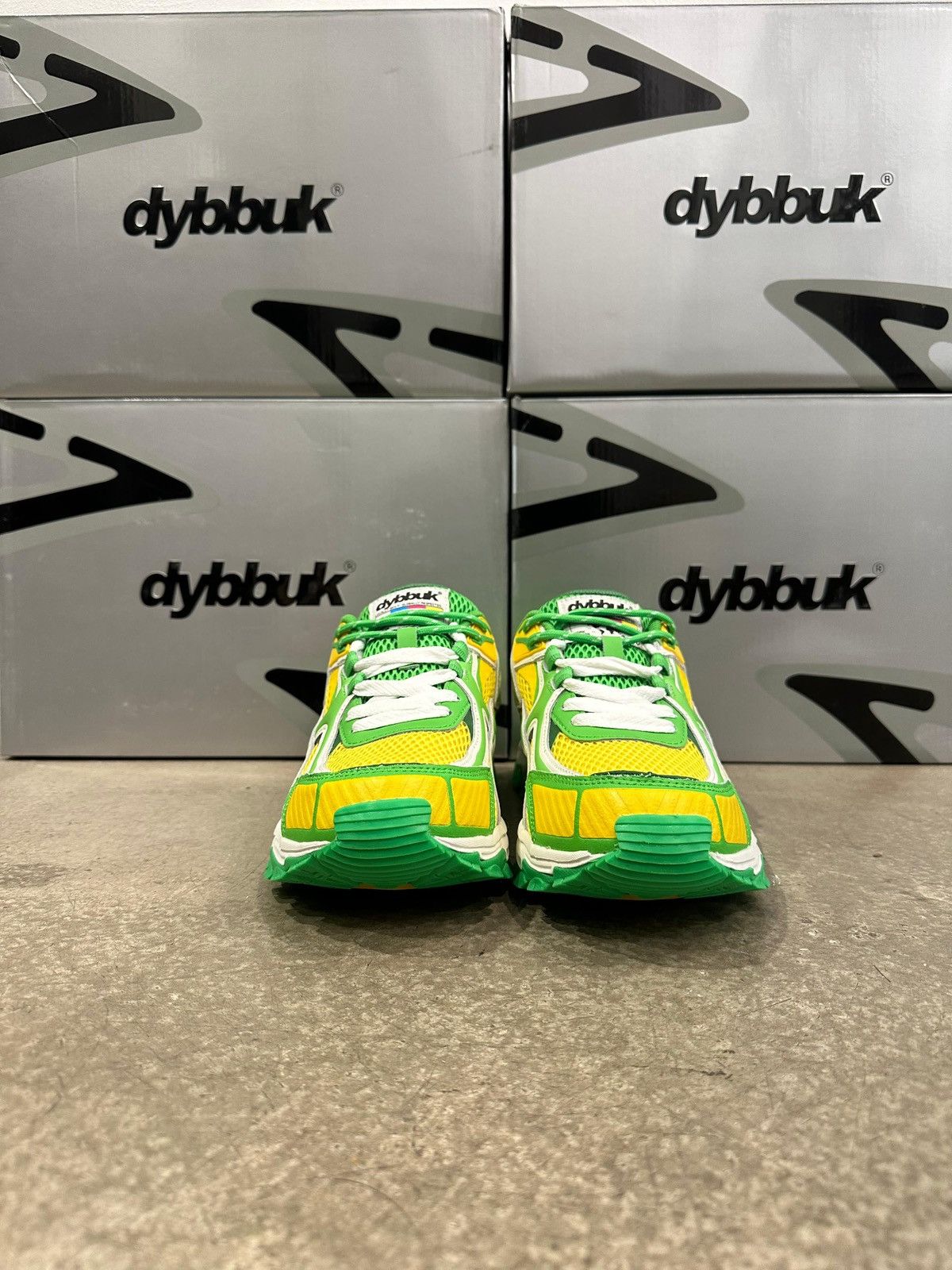 Dybbuk DYBBUK - Vortex V.2 Sneakers Yellow Green Size US 9 / EU 42 - 3 Thumbnail
