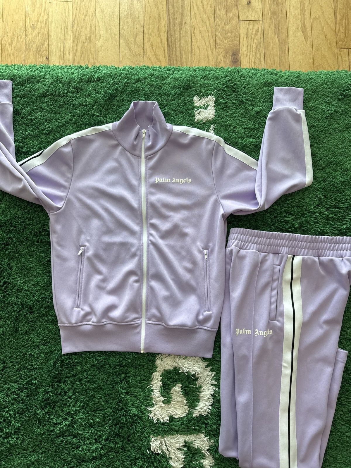 Palm Angels Palm Angels Classic Track Jacket & Pants Lilac/White Size US L / EU 52-54 / 3 - 1 Thumbnail
