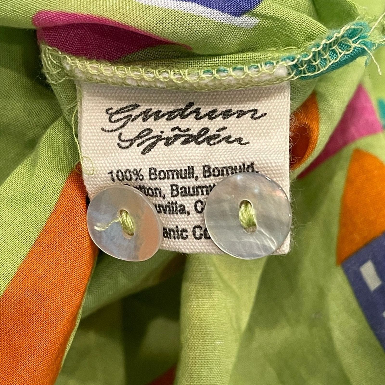 Other GUDRUN SJÕDEN Organic Cotton Blend print Tunic Top SZ:L Size L / US 10 / IT 46 - 7 Thumbnail
