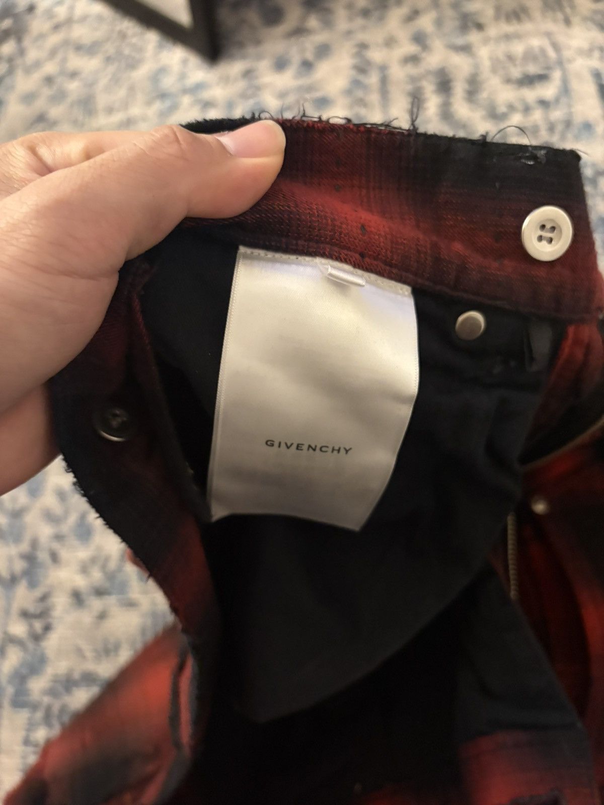 Givenchy Matthew Williams Givenchy Flannel Boro Pants Size US 30 / EU 46 - 7 Thumbnail