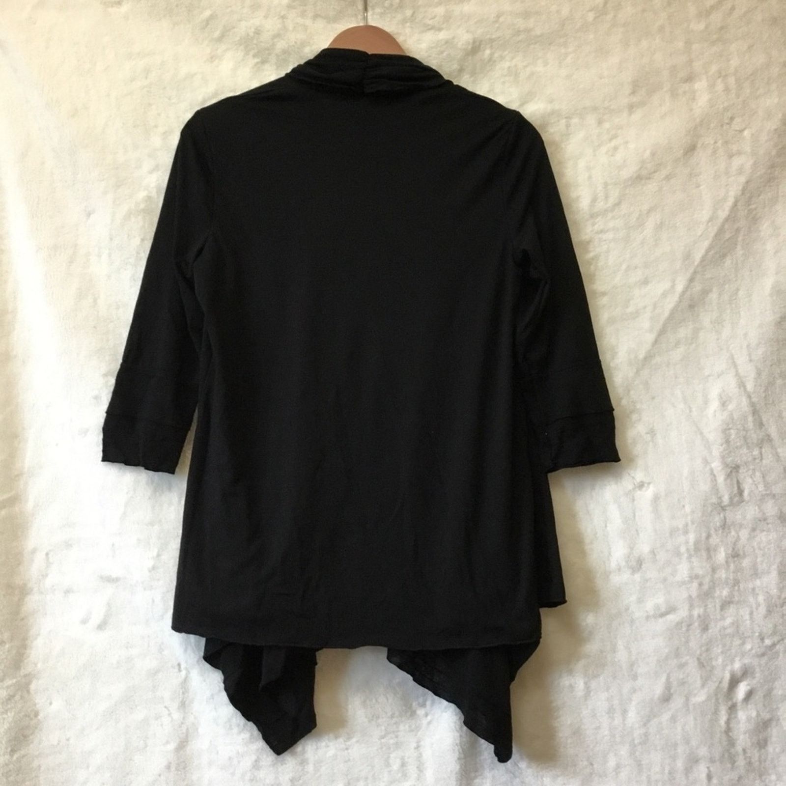 Other Max Studio Black Open-Front Cardigan Size S / US 4 / IT 40 - 8 Thumbnail