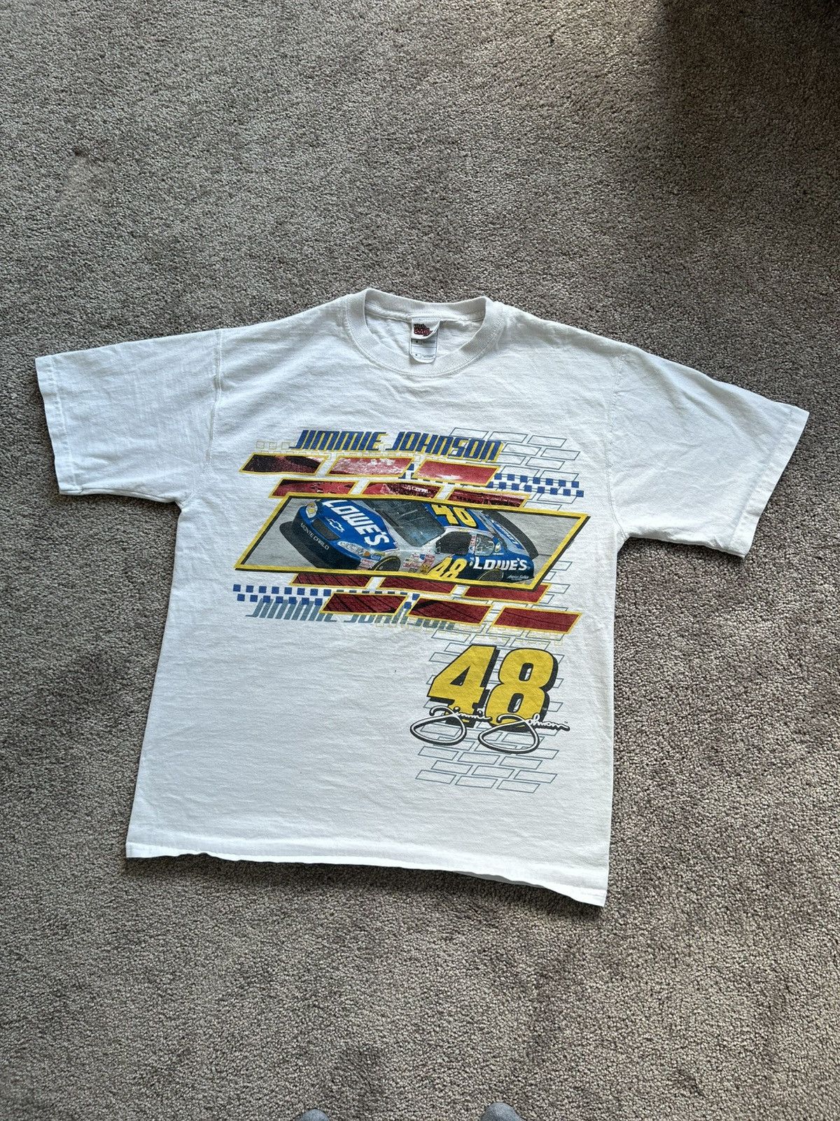 NASCAR × Vintage 2004 Jimmy Johnson Graphic Tee Size US S / EU 44-46 / 1 - 2 Thumbnail