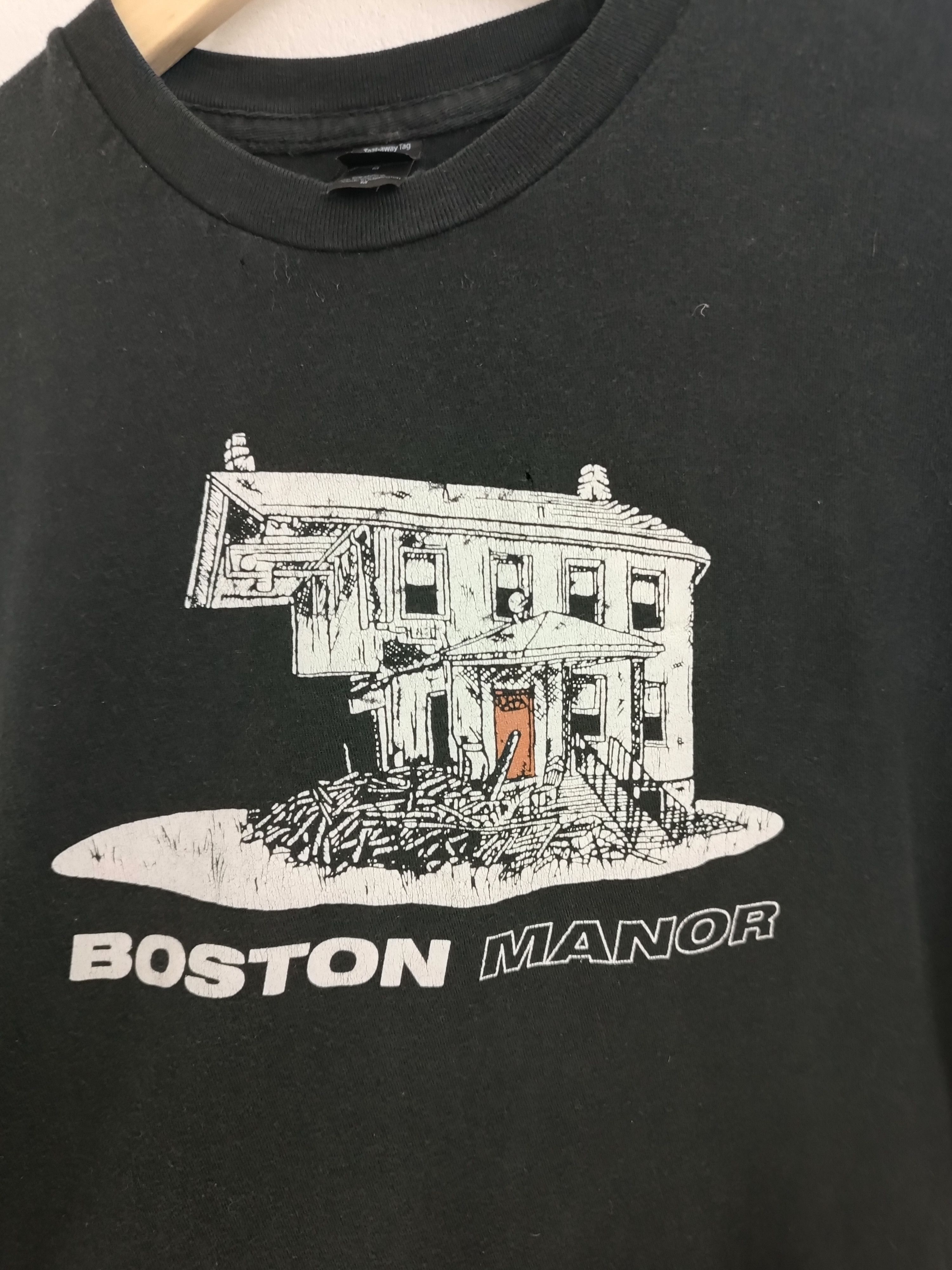 Band Tees VINTAGE Y2K FADED BOSTON MANOR (nothing seaway trophy eyes) Size US M / EU 48-50 / 2 - 13 Thumbnail