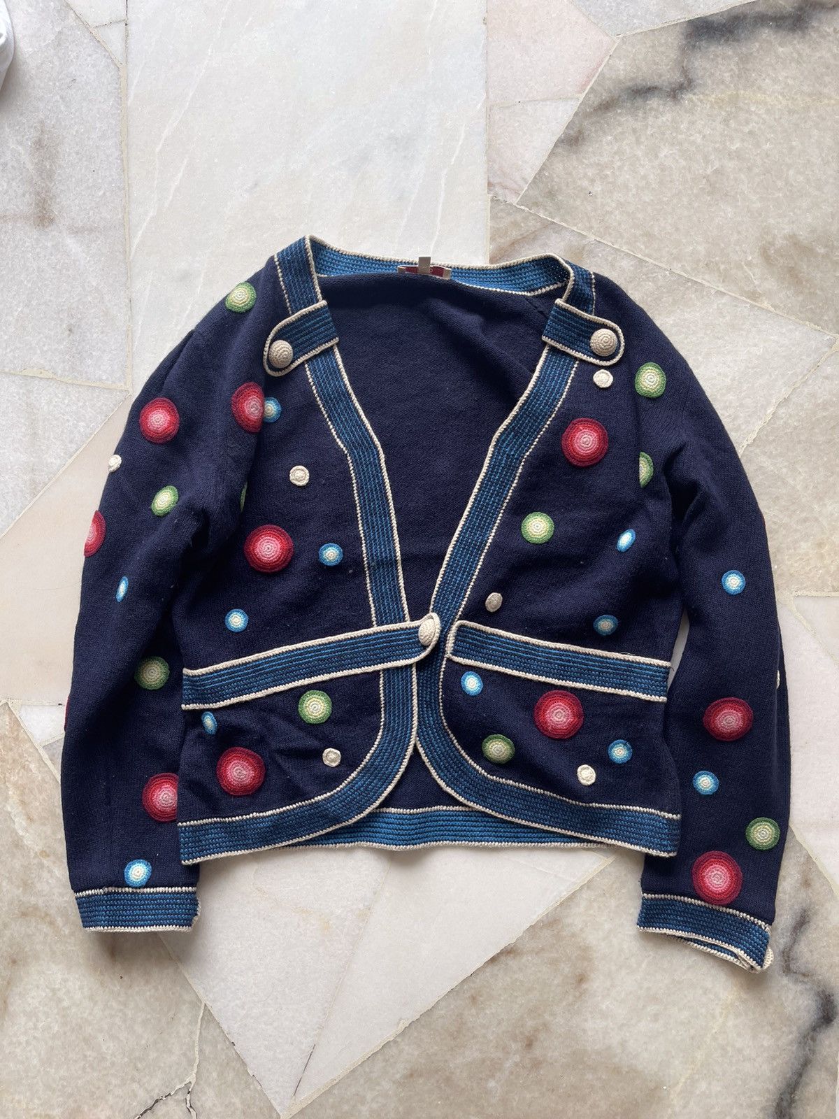 Kenzo 2000s Kenzo Space Dot Knitwear Size S / US 4 / IT 40 - 9 Thumbnail