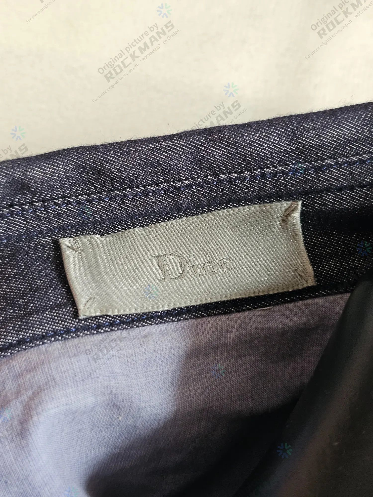 Dior Dior Homme Denim Long Sleeve Shirt Size 39 Size US S / EU 44-46 / 1 - 3 Thumbnail