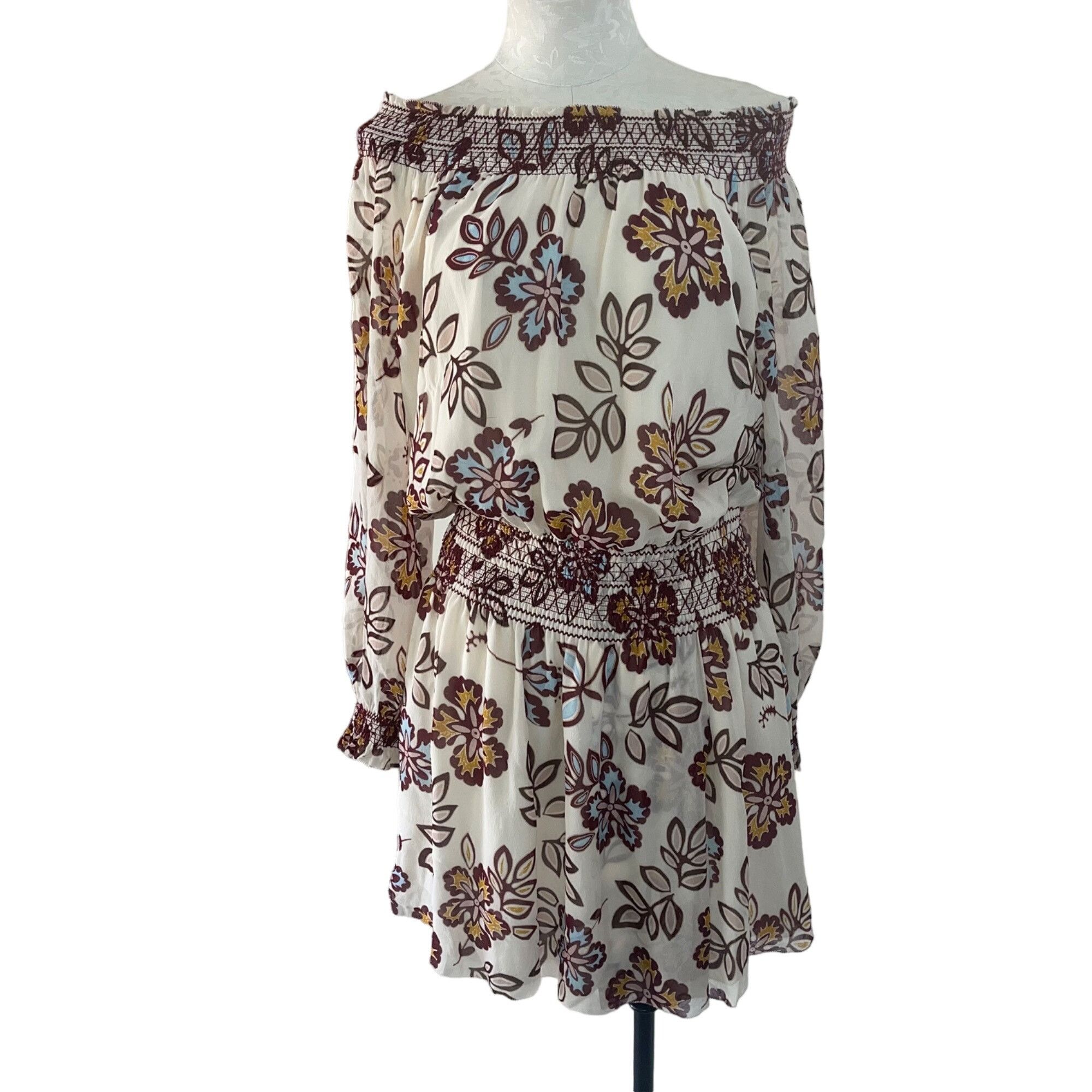 Tory Burch Tory Burch Womens Dress Size 10 Cream Size L / US 10 / IT 46 - 1 Thumbnail