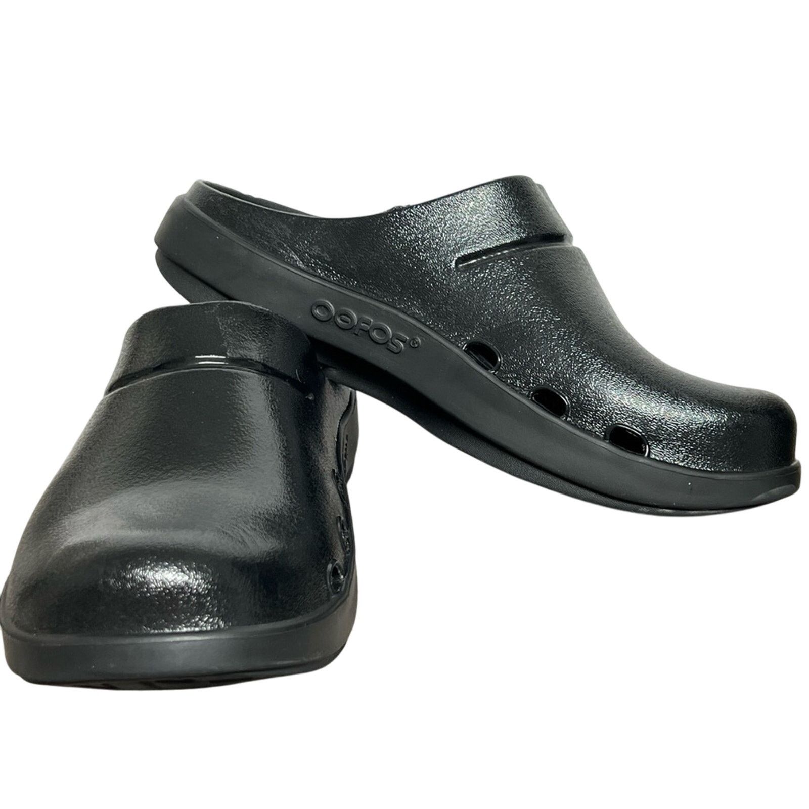 Other OOFOS OOcloog Womens 10 / Men 8 Black Slip On Slides Mules Size US 10 / IT 40 - 2 Thumbnail