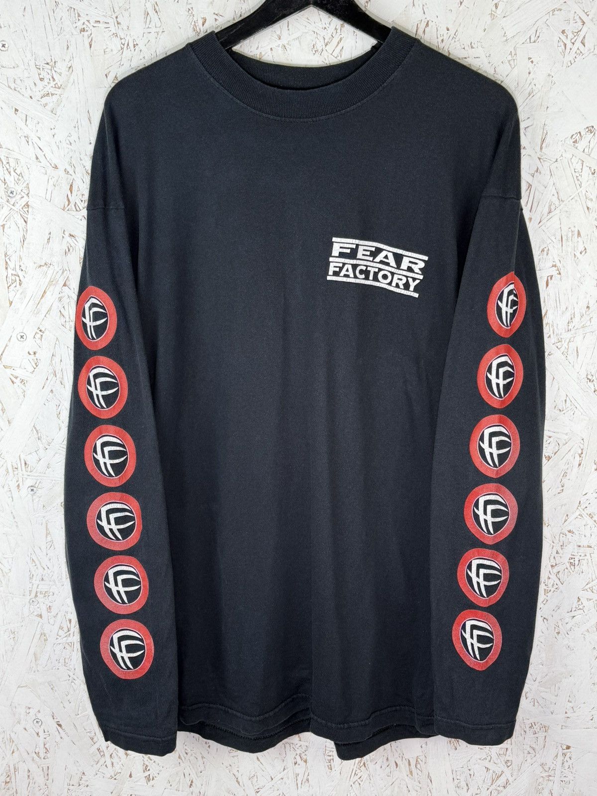 Band Tees 90s Vintage Fear Factory Metal Band Long Sleeve T-Shirt L Size US L / EU 52-54 / 3 - 1 Thumbnail