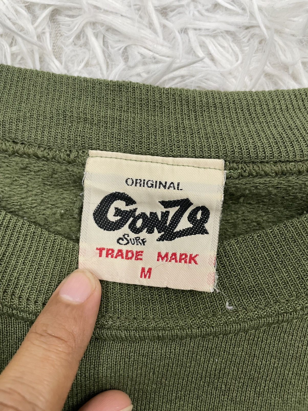 Japanese Brand Original Gonzo Surf Sweatshirt Made in Japan Size US M / EU 48-50 / 2 - 8 Thumbnail