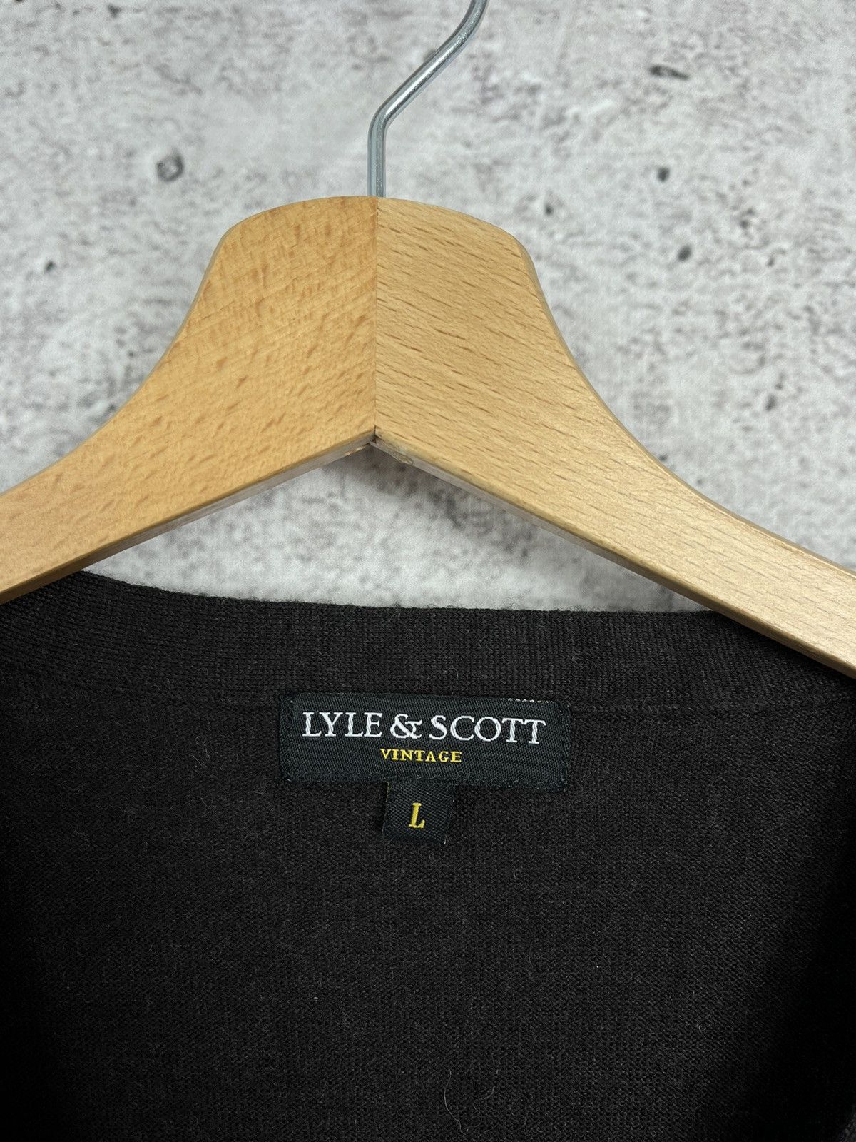 Designer × Lyle & Scott Lyle & Scott - 100% Merino Wool Cardigan Sweater Size US L / EU 52-54 / 3 - 4 Thumbnail