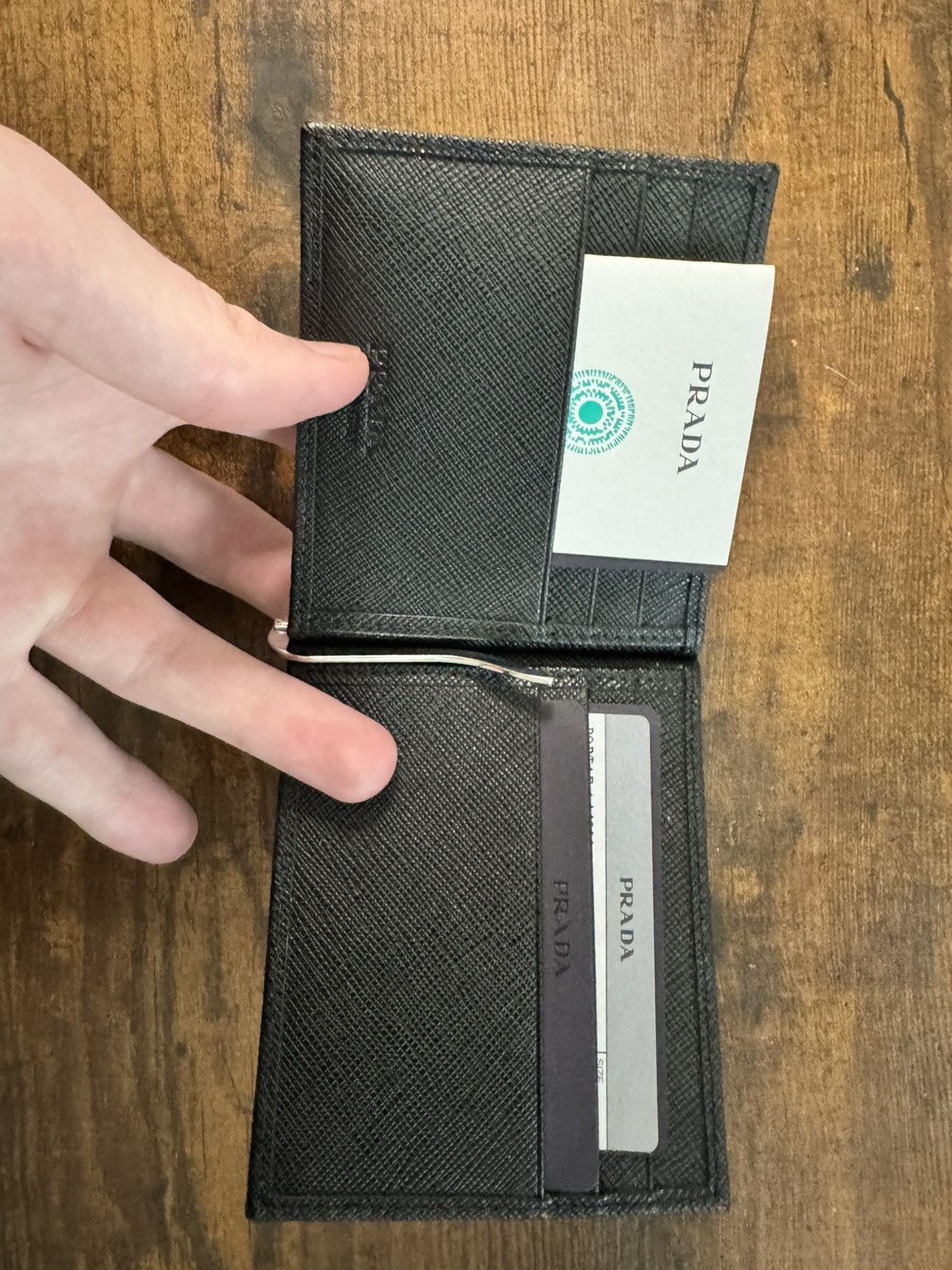 Prada [PRADA] PORTAF.A MOLLA MONEY CLIP WALLET - 2MN077 SAFFIANO Size ONE SIZE - 11 Thumbnail