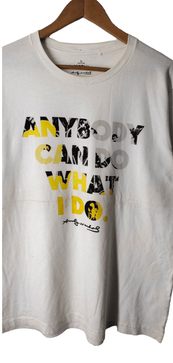 Andy Warhol ANDY WARHOL DO WHAT U DO POP ART TEE Size US XL / EU 56 / 4 - 6 Thumbnail
