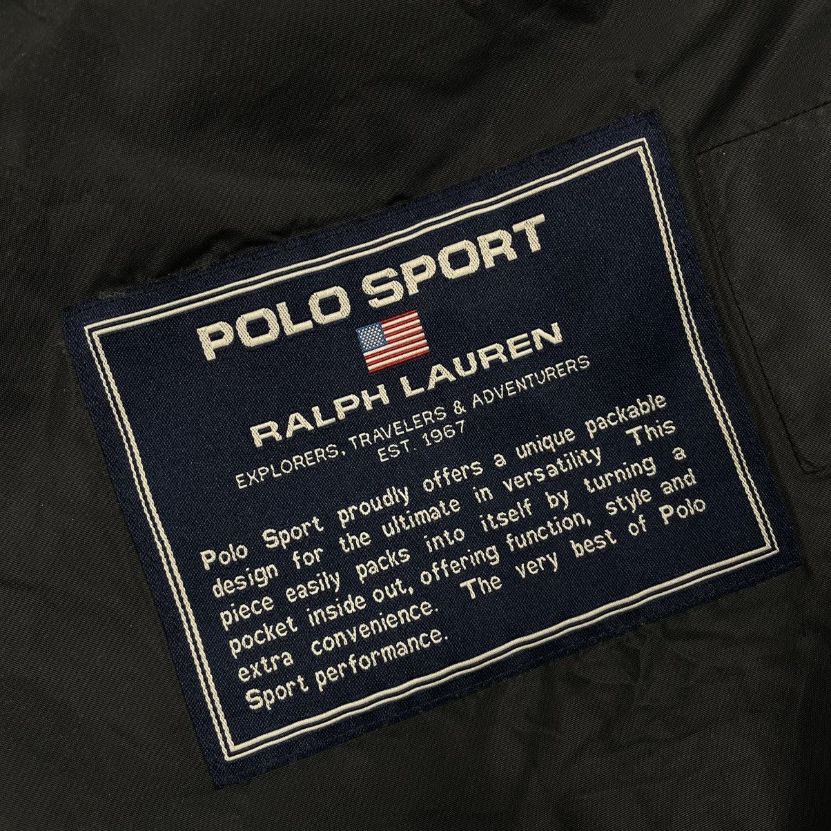 Polo Ralph Lauren × Vintage Vintage Polo Sport Ralph Lauren Packable Nylon Jacket Size US M / EU 48-50 / 2 - 12 Thumbnail