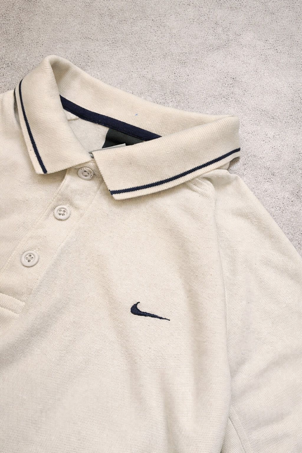 Nike Vintage Nike Polo Y2K White Size US XL / EU 56 / 4 - 2 Thumbnail