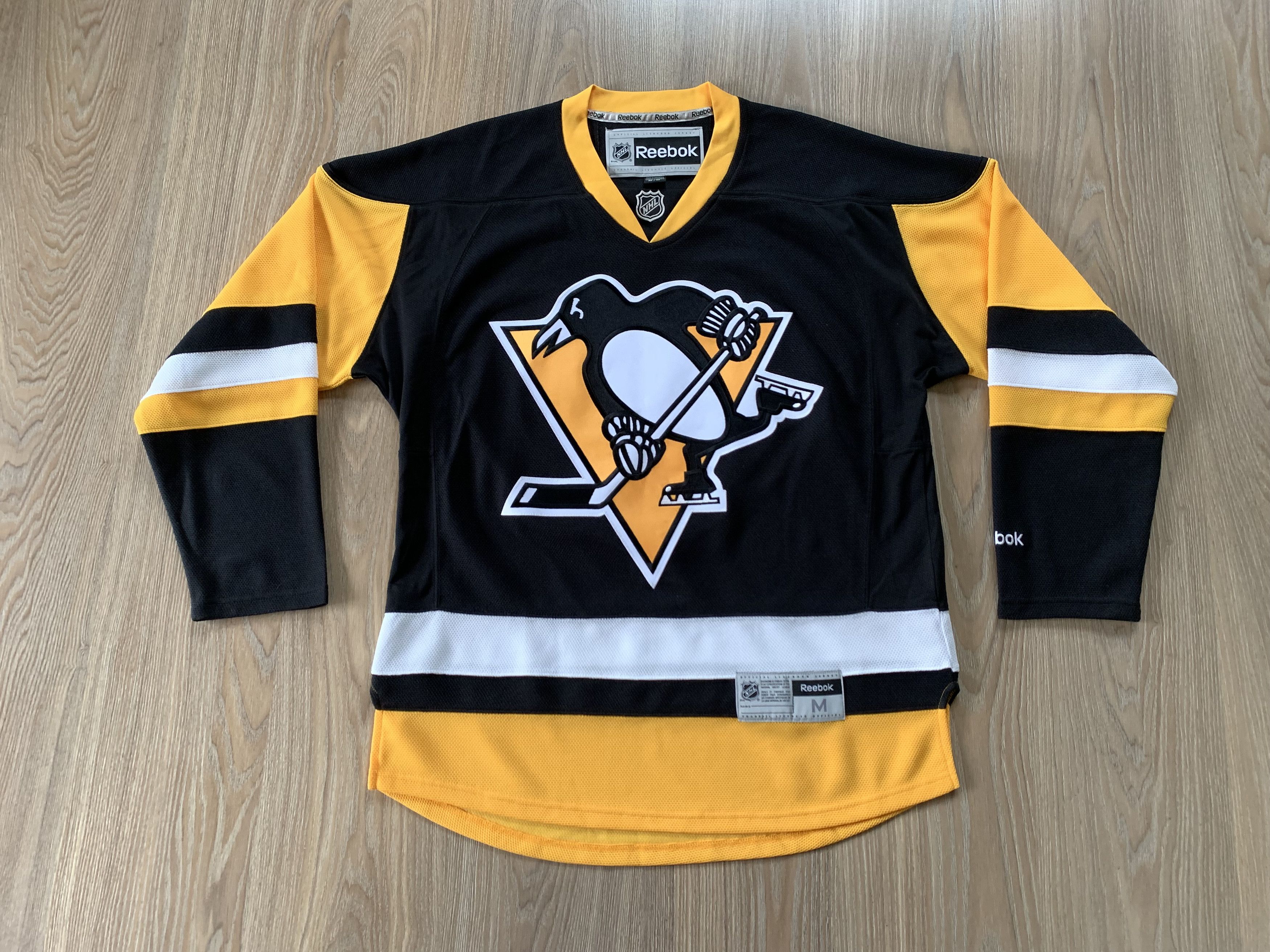 NHL × Reebok × Vintage Rare Reebok Pittsburgh Penguins Hockey Jersey Size US M / EU 48-50 / 2 - 2 Thumbnail