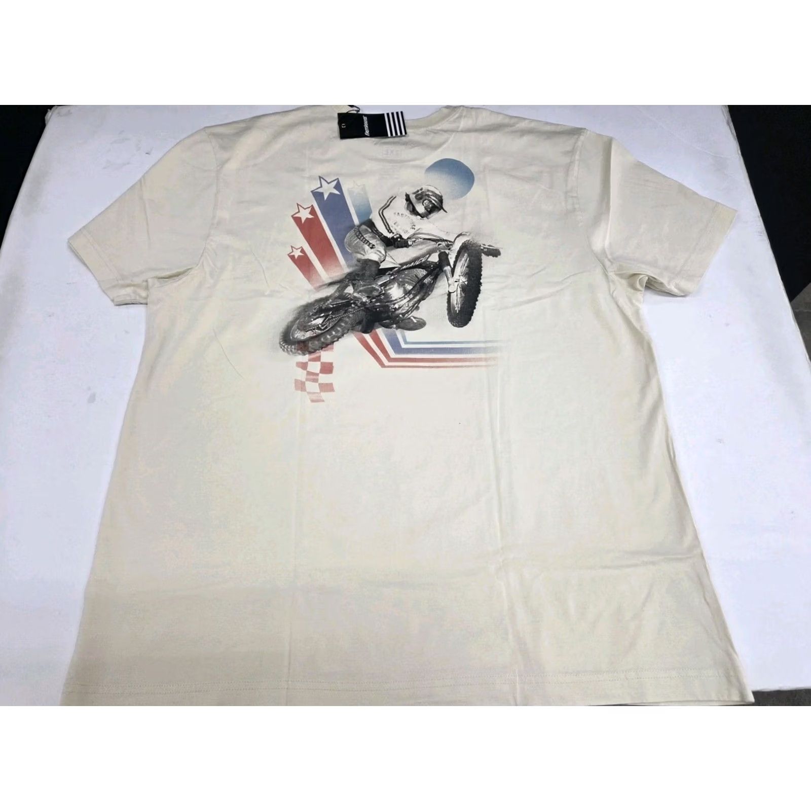 Speedo Fasthouse Speed Shop T-Shirt Mens 2XL Light Tan Graphic Print Crew Neck Short Sleeve Embroidered Logo All Seasons Cotton NWT 8178 Size US XXL / EU 58 / 5 - 3 Thumbnail