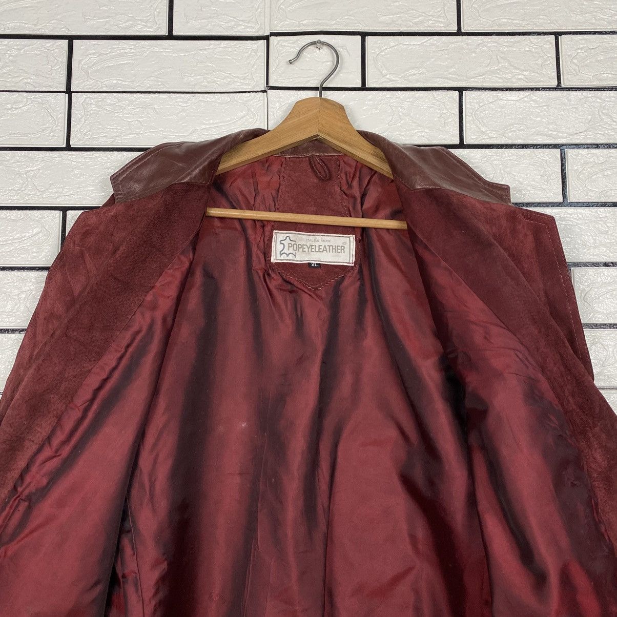 Japanese Brand 📌Vintage Genuine Leather Jacket Poyeyeleather Issey Miyake Size US XL / EU 56 / 4 - 15 Thumbnail