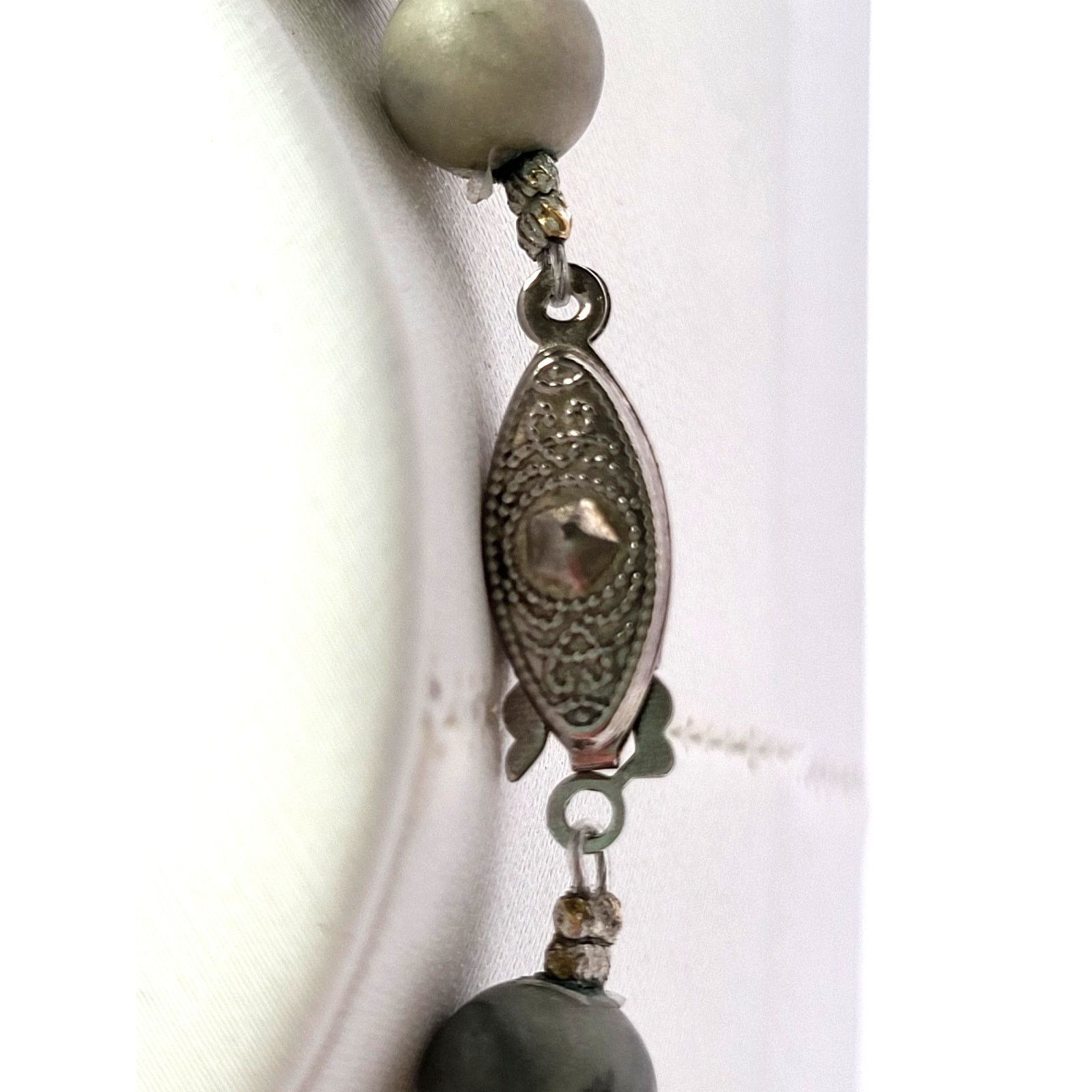 Other Silver and Crazy Lace Agate Beaded Necklace Healing Crystal Size ONE SIZE - 5 Thumbnail