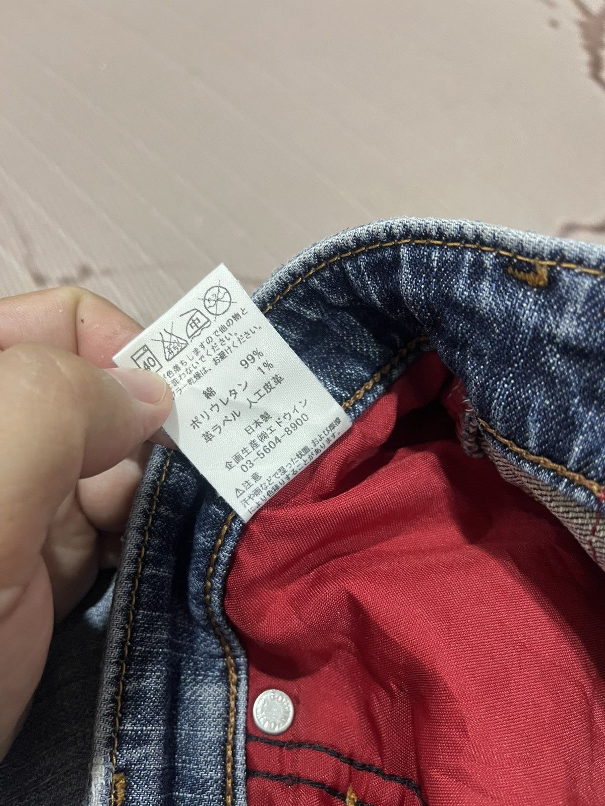 Edwin Edwin Blue Trip 3D Curved Distressed Denim Japan Size US 30 / EU 46 - 12 Thumbnail