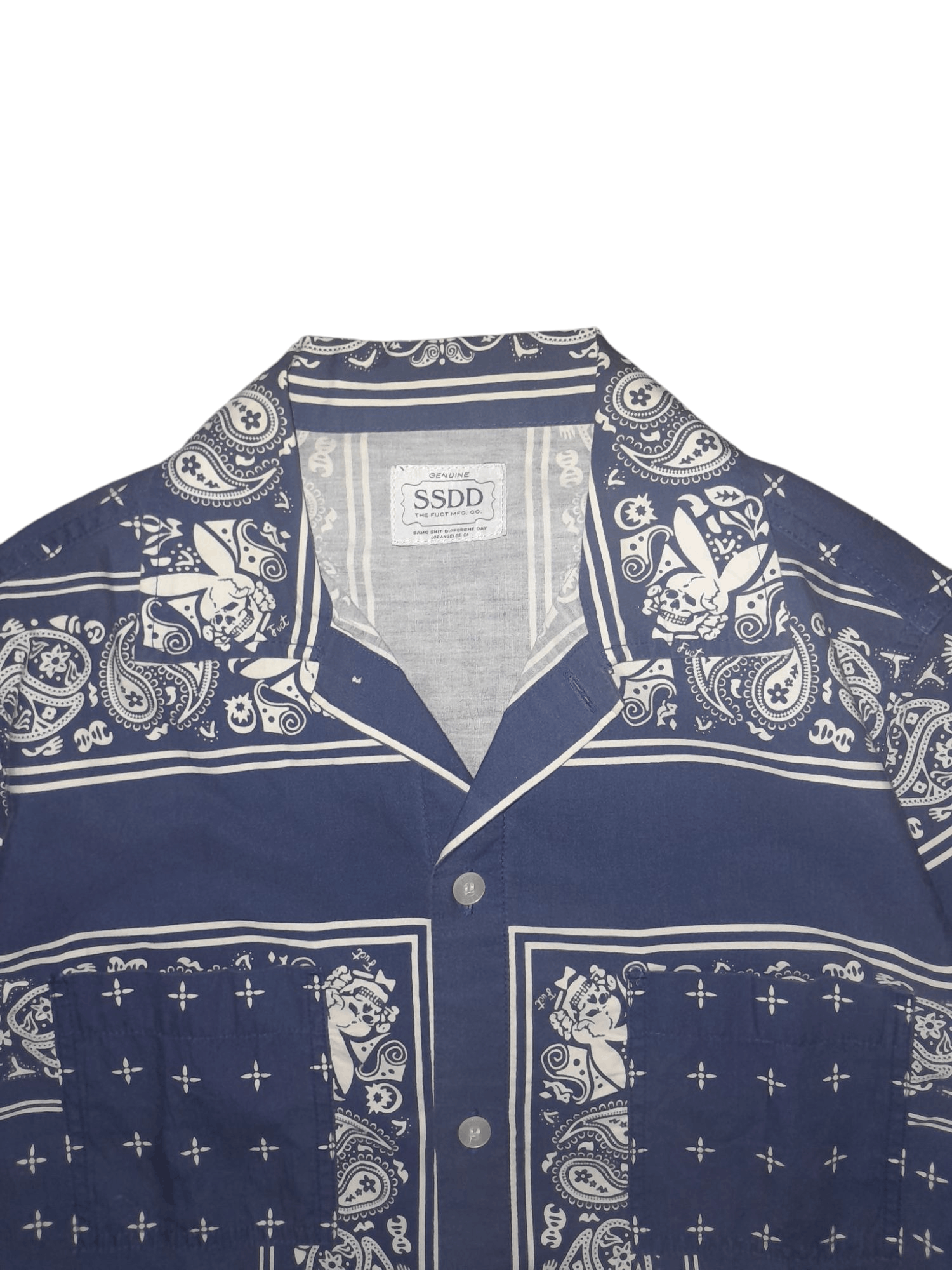 FUCT Fuct SSDD Bandana Paisley Long Sleeve Shirt Size US S / EU 44-46 / 1 - 2 Thumbnail