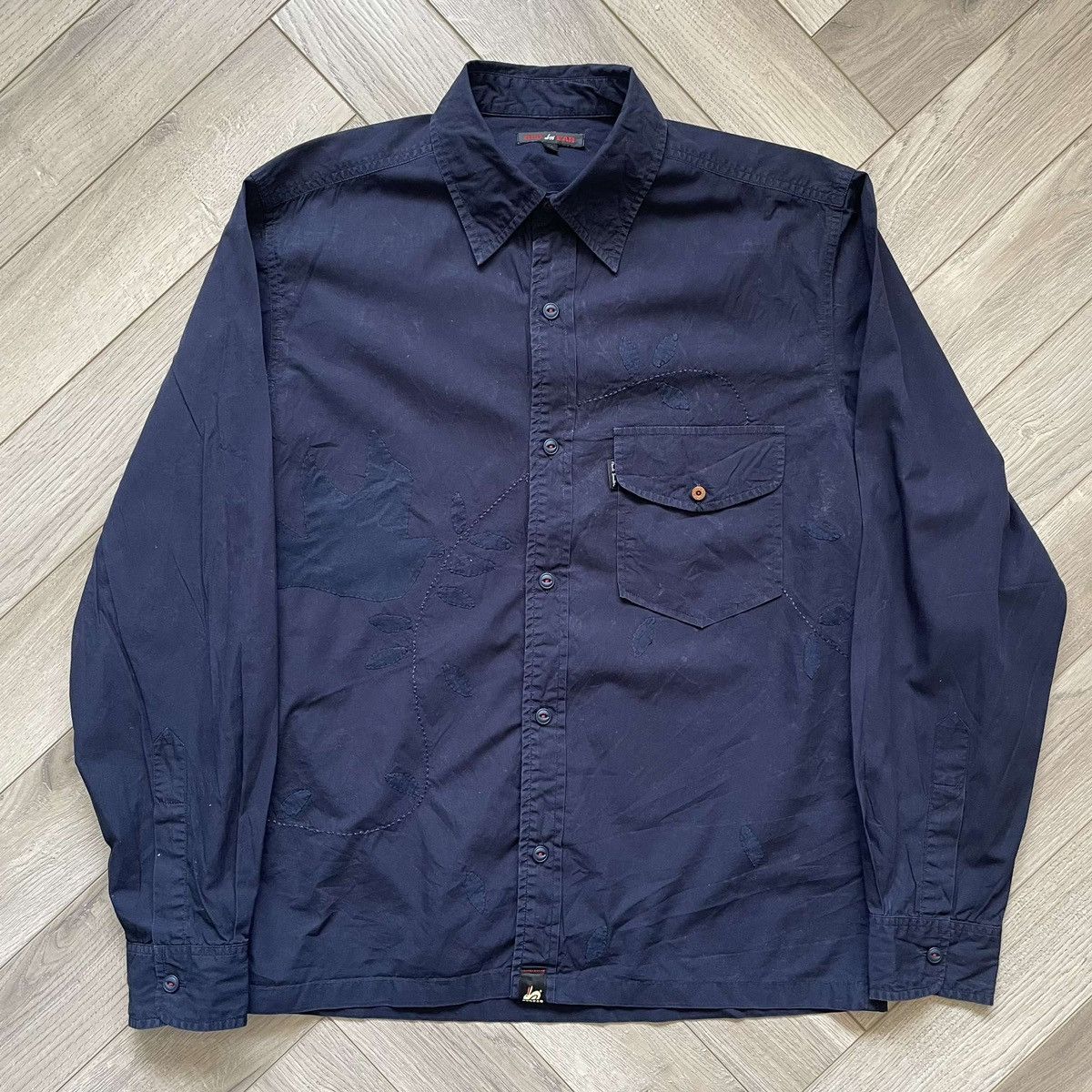 Paul Smith Paul Smith Red Ear Embroidered Doves Shirt Size US M / EU 48-50 / 2 - 6 Thumbnail