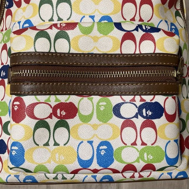 Bape × Coach COACH × BAPE ACADEMY BACKPACK a bathing ape multi color Size ONE SIZE - 4 Thumbnail