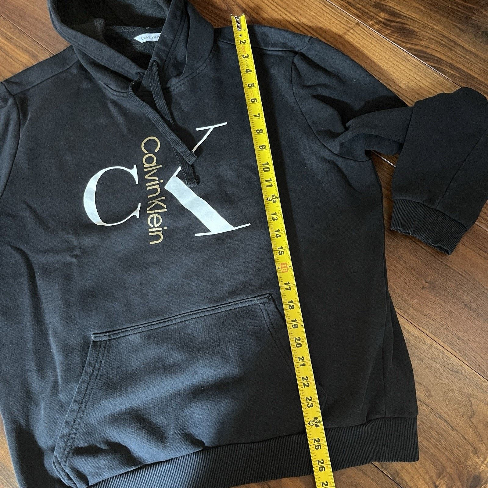 Calvin Klein Calvin Klein CK Hoodie Sweatshirt Pullover Logo Black Small Size US S / EU 44-46 / 1 - 7 Thumbnail