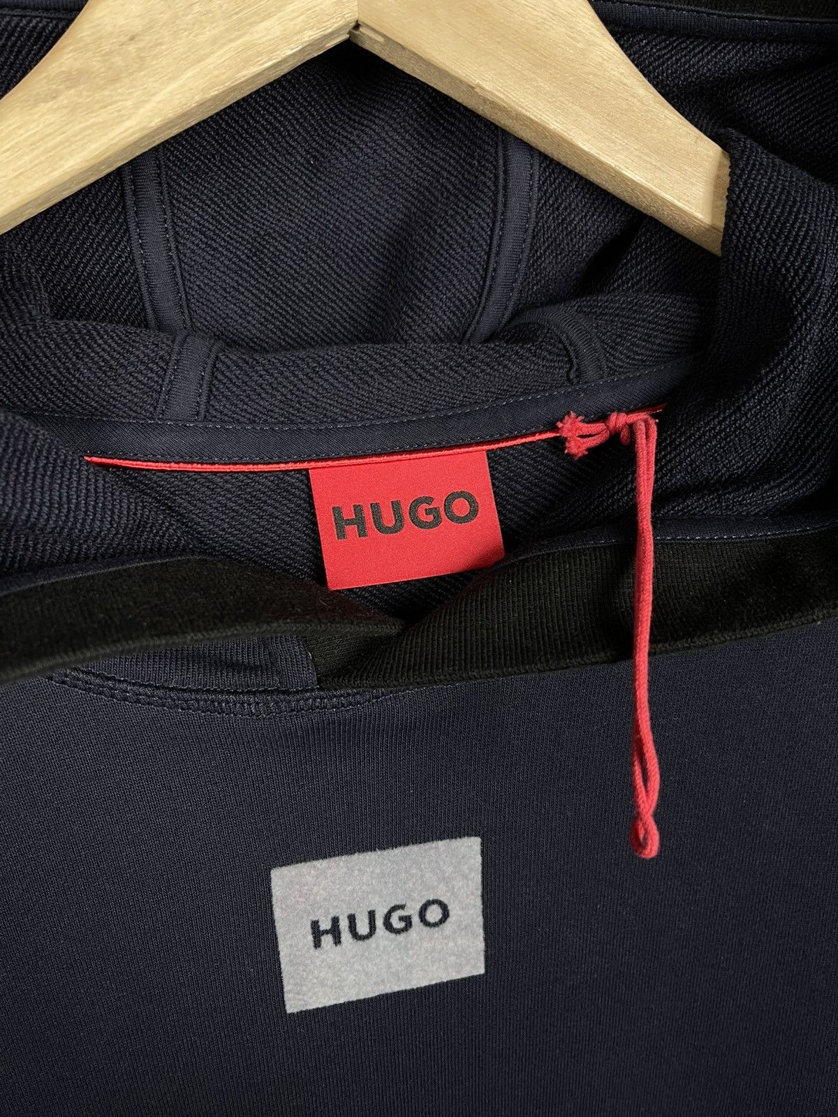 Hugo Boss Hugo Boss Logo Print Navy Blue Cotton Hoodie Men’s Size L Size US L / EU 52-54 / 3 - 9 Thumbnail
