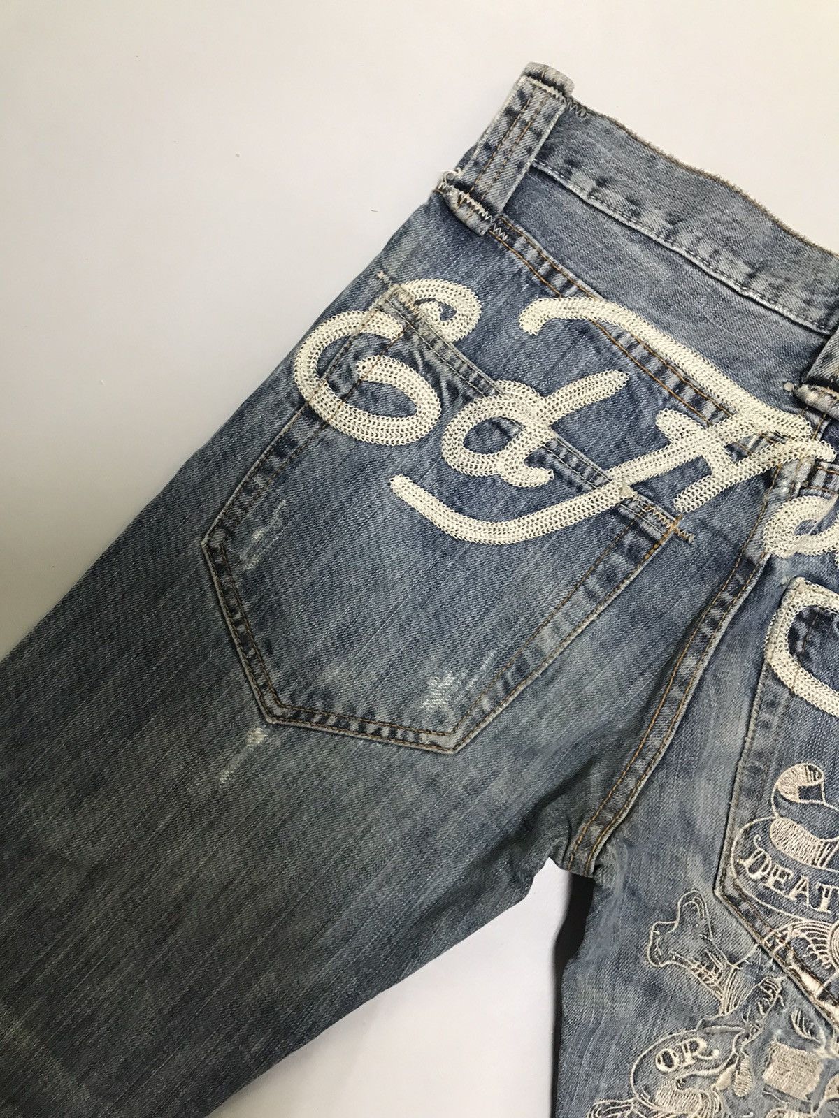 Ed Hardy Vintage Ed hardy embroidered denim Size US 32 / EU 48 - 14 Thumbnail