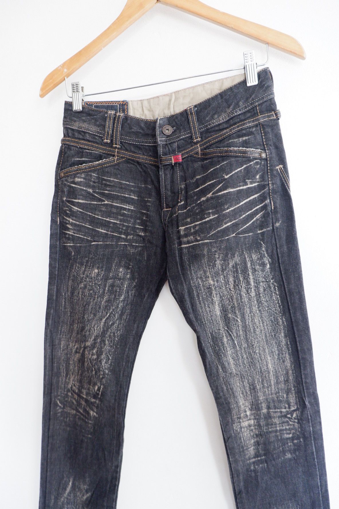 Marithe + Francois Girbaud Vintage Le Jean De Marithe Francois Girbaud Flared Jeans Size US 28 / EU 44 - 3 Thumbnail