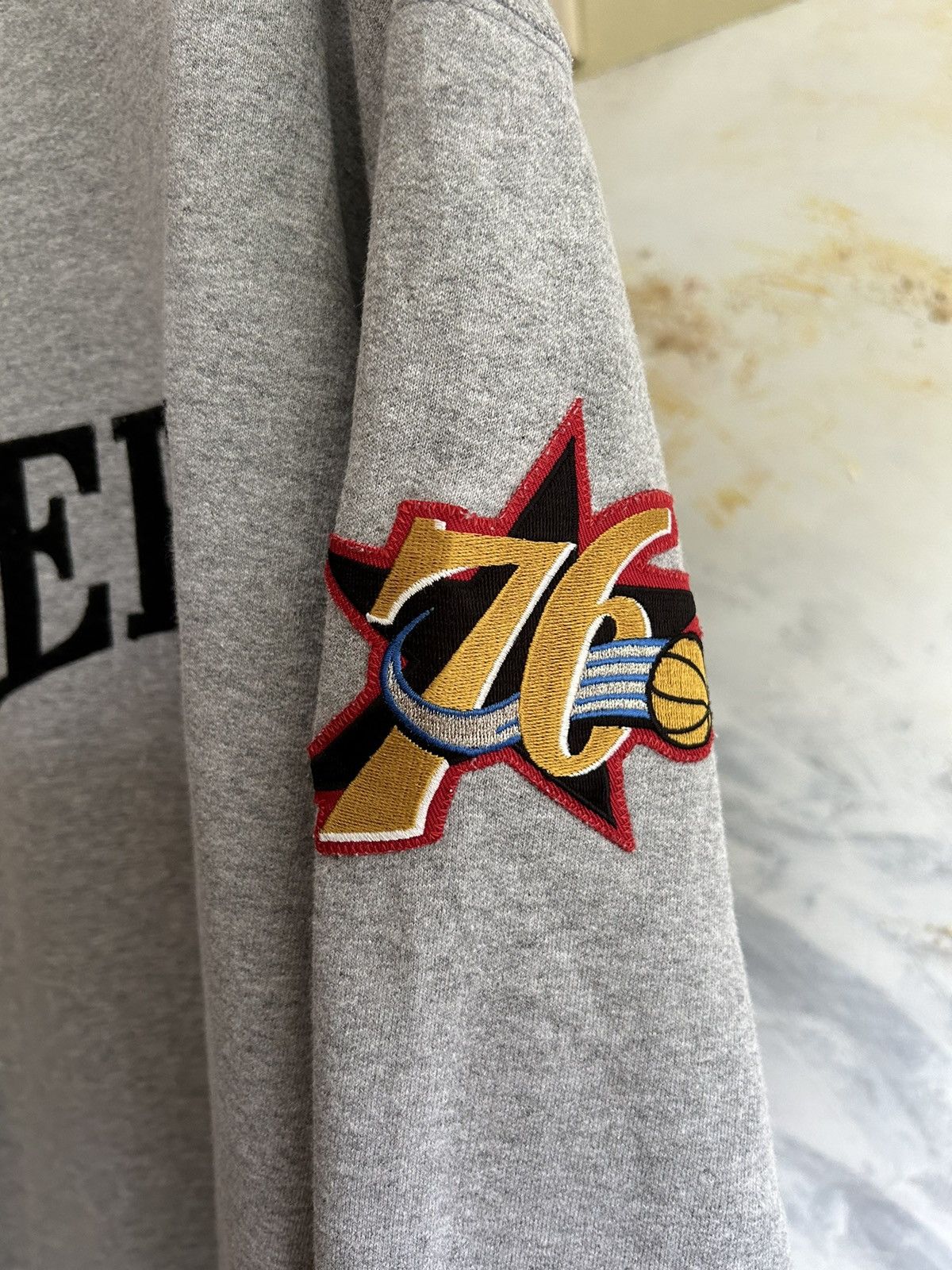 NBA Vintage Sixers Basketball Oversize Sweatshirt Size US L / EU 52-54 / 3 - 5 Thumbnail
